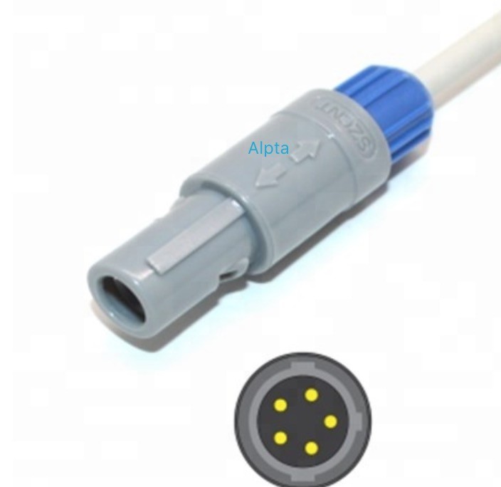 Anke ASC-553 Reusable SpO2 Sensor Adult Soft Tip Compatible
