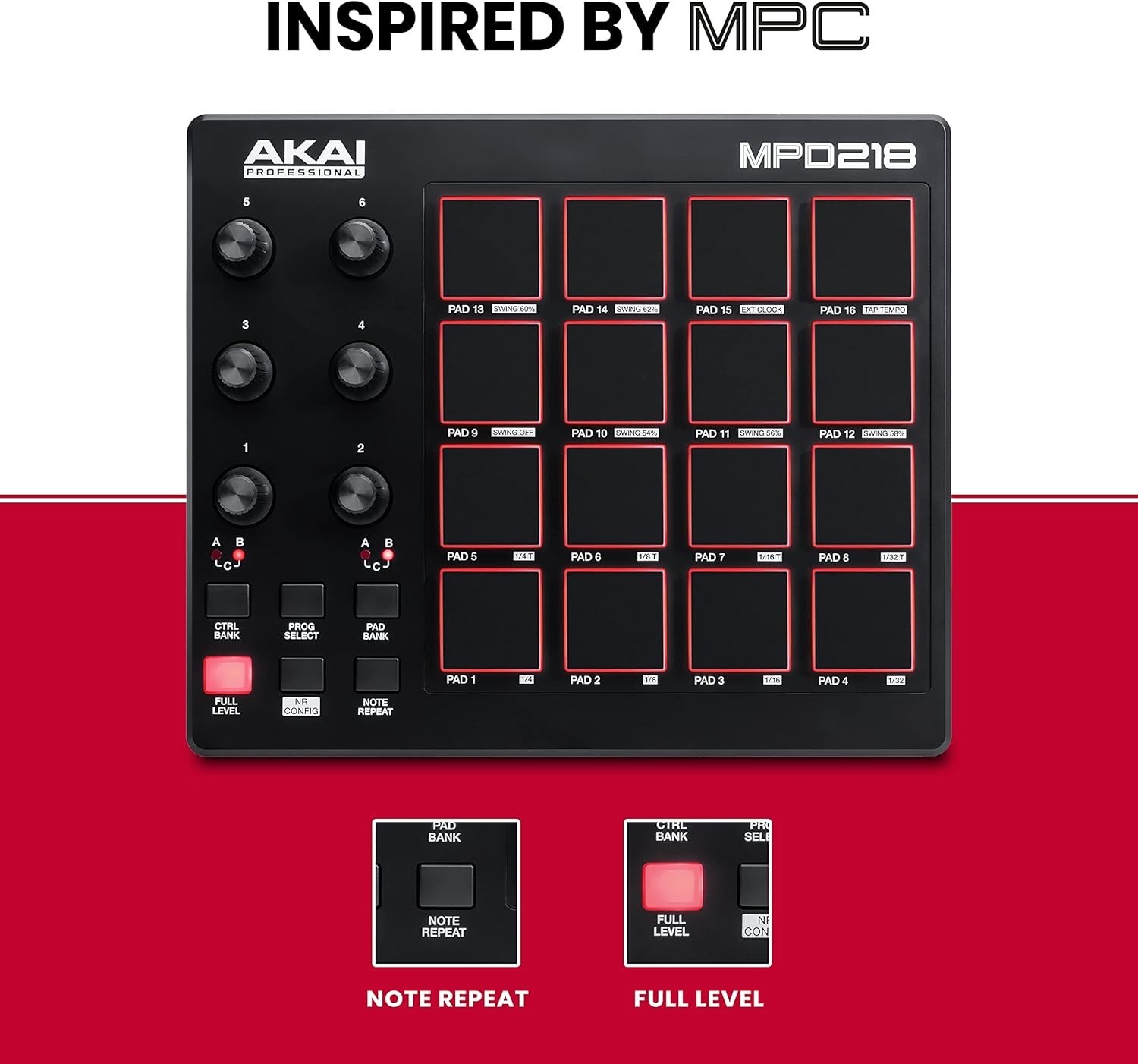 Akai Professional Mpd218 - Production Software Included