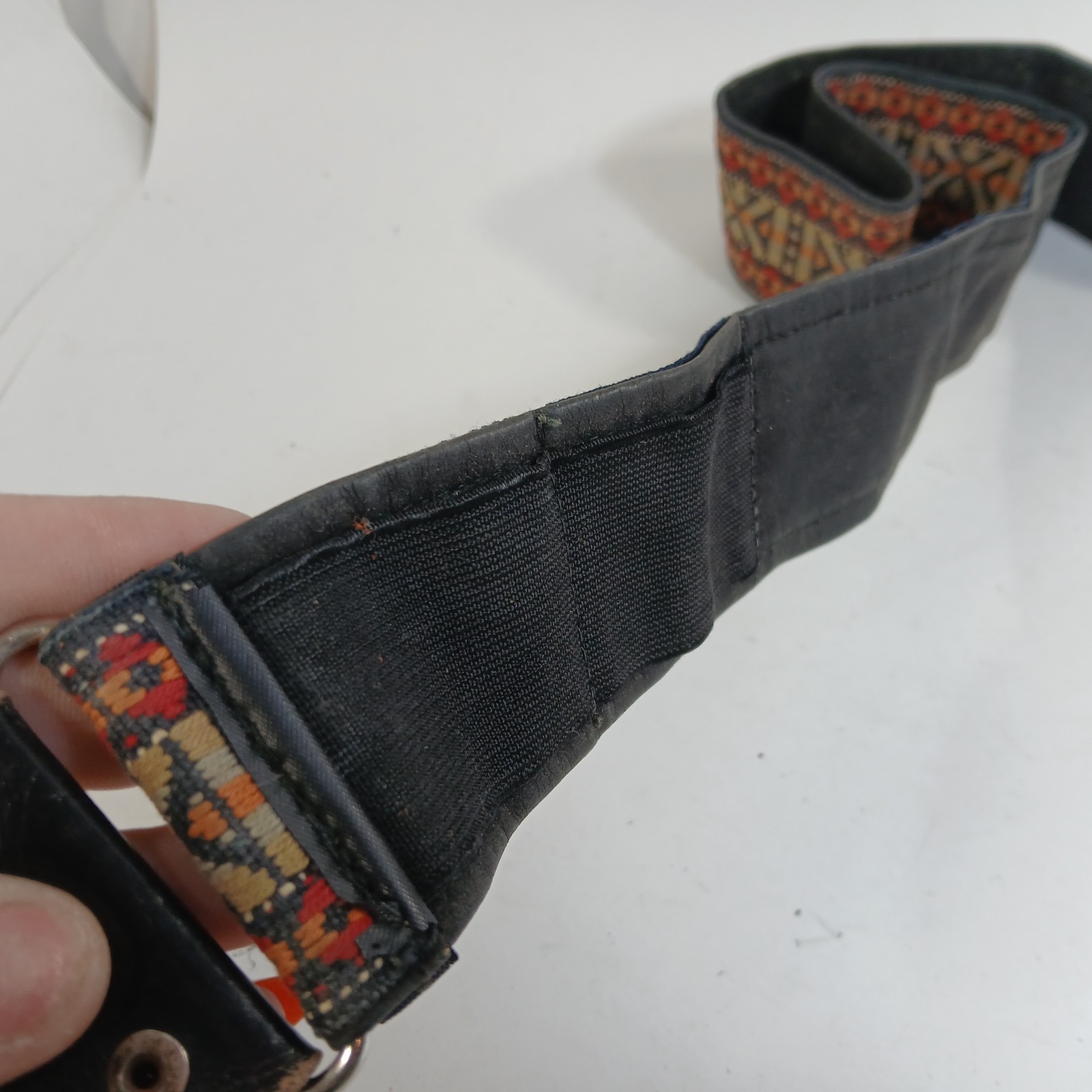 Vintage Boho Rad Universal Neck & Shoulder Strap Camera Southwestern Pattern Red