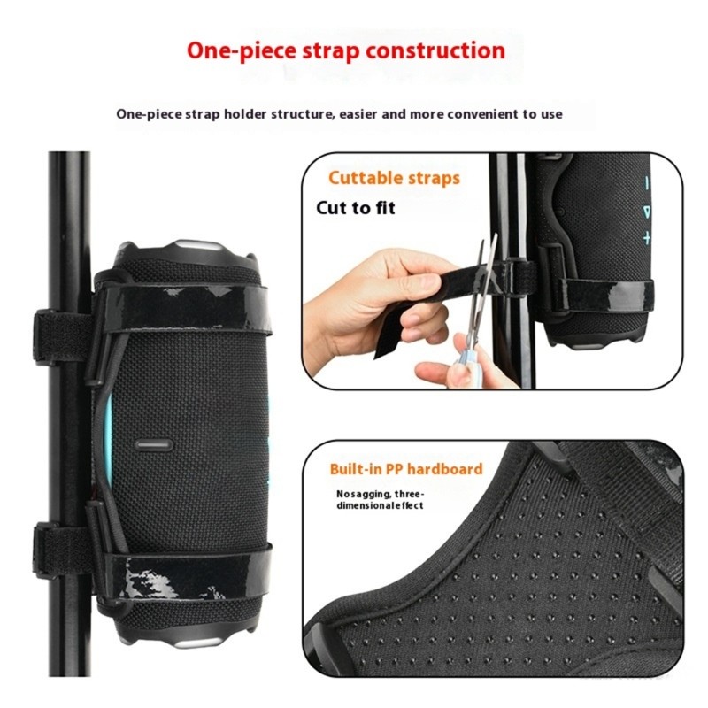 Bike Speaker Fixed Strap Bottle Cage Portable Bluetooth-compatible Speaker