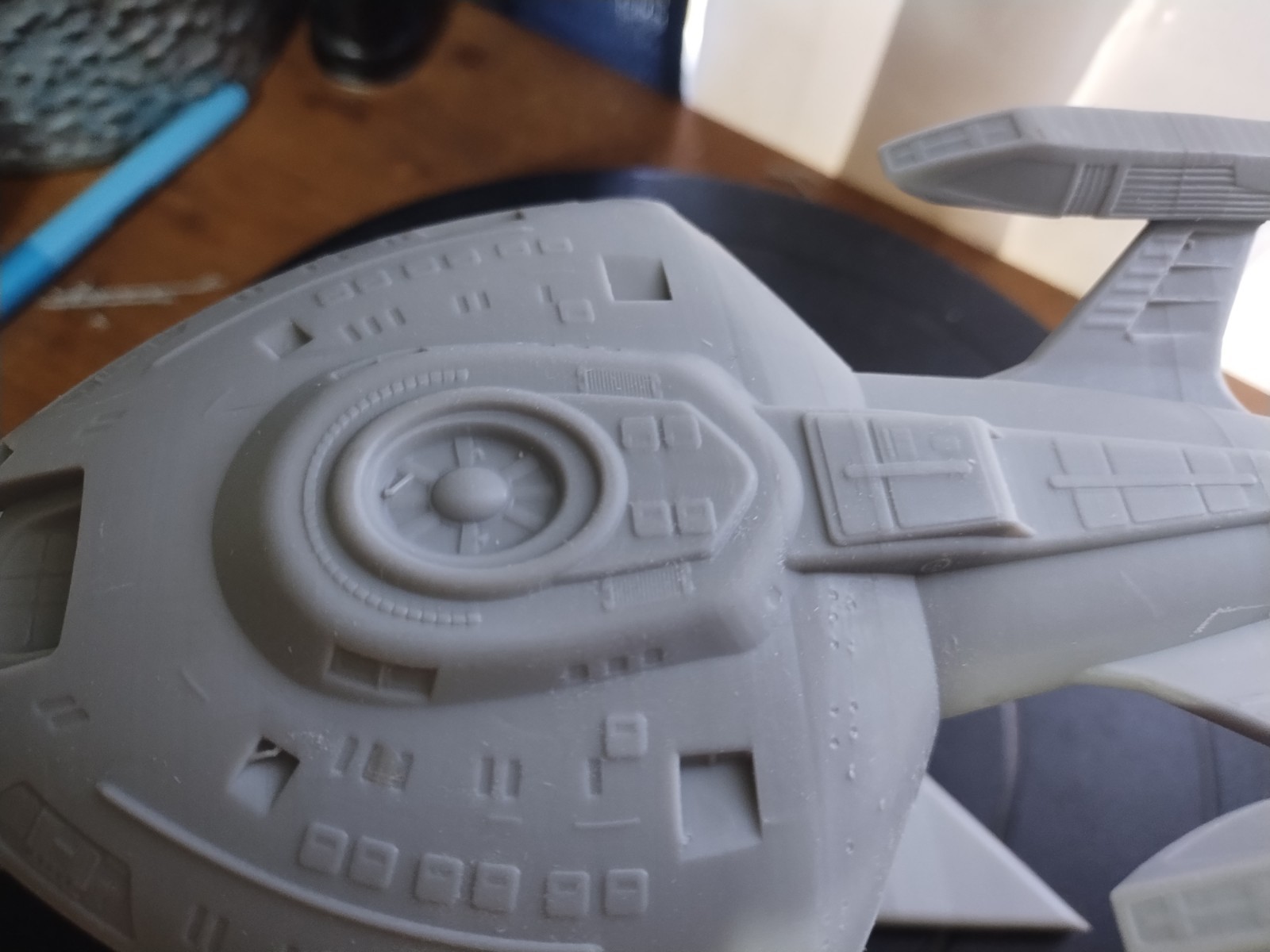 Star Trek Nova Class Starship 3d Resin Print 8"x4"