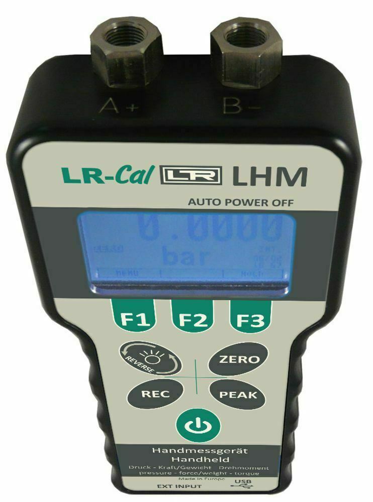 LR-Cal LHM DP Pressure / Torque Meter with Differential Pressure Sensor ±0.1%