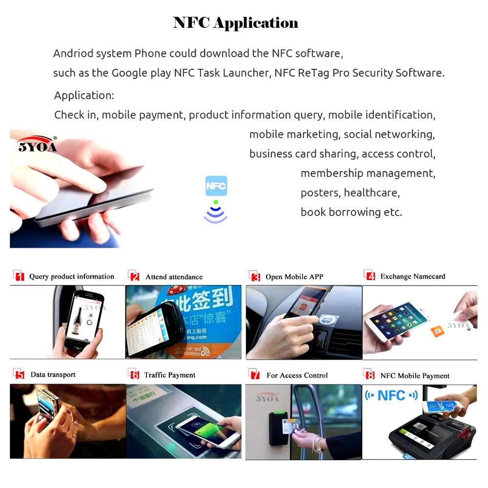 5–25pcs NTAG213 NFC RFID Adhesive Tags – Wet Inlay 144 Bytes