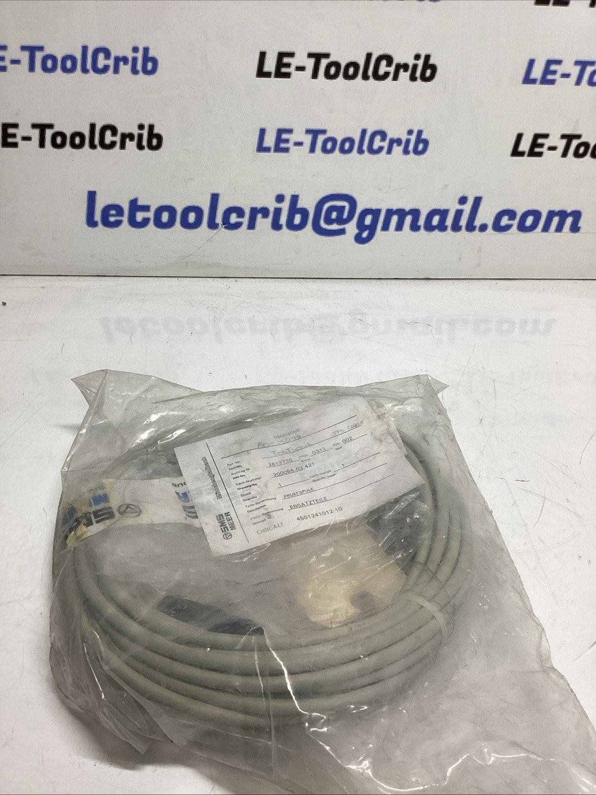 SMS Meer 2613738 Test Coil IPS Cable OEM Spare 200055-03.421 P-882