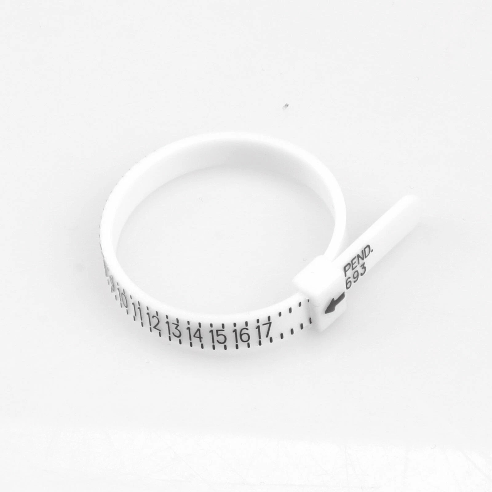 2PCS Ring Sizer Measure Tool Gauge Plastic Finger Sizing Finder Reusable 1-17