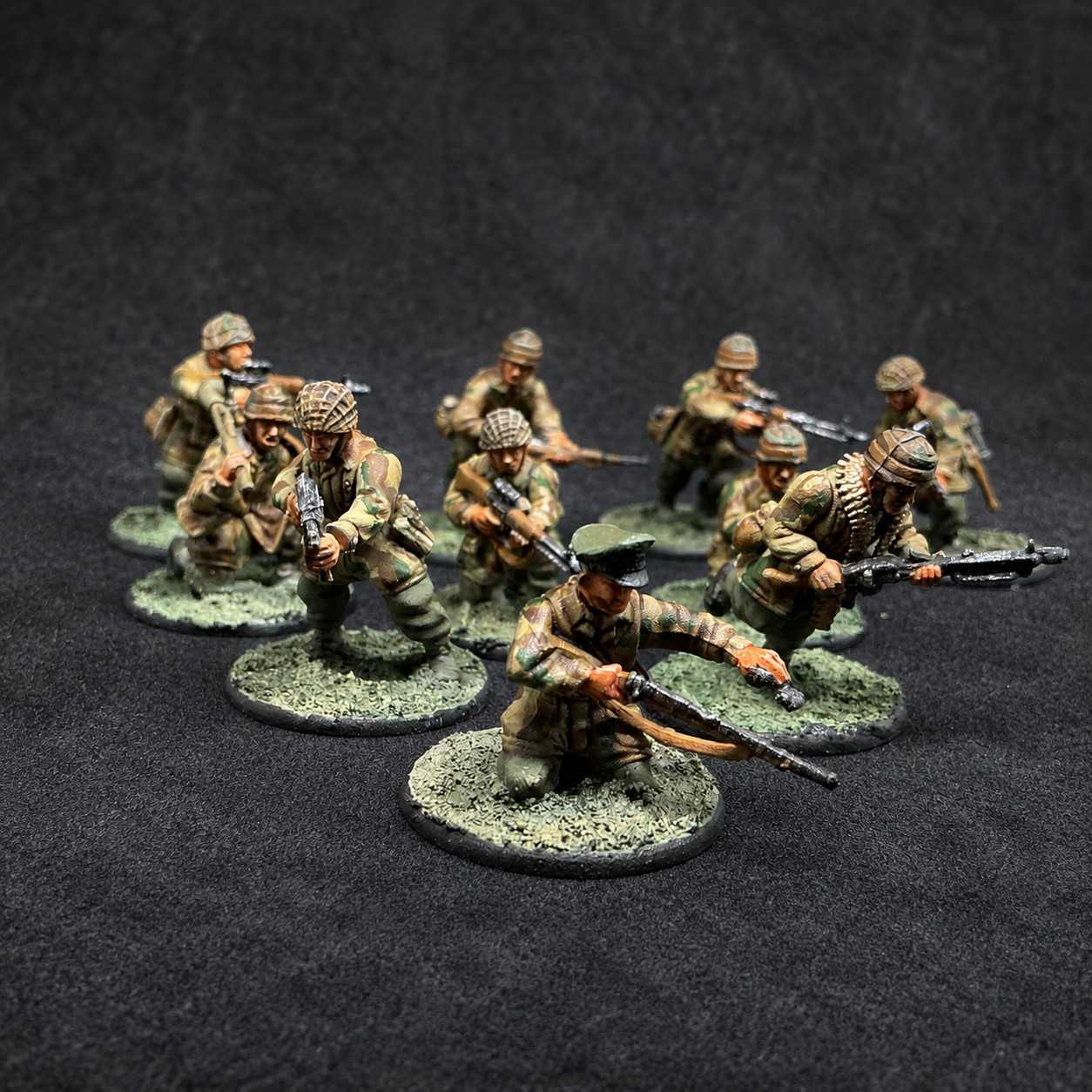 Bolt Action German Fallschirmjäger Squad x10 28mm Warlord Games Painted WWII