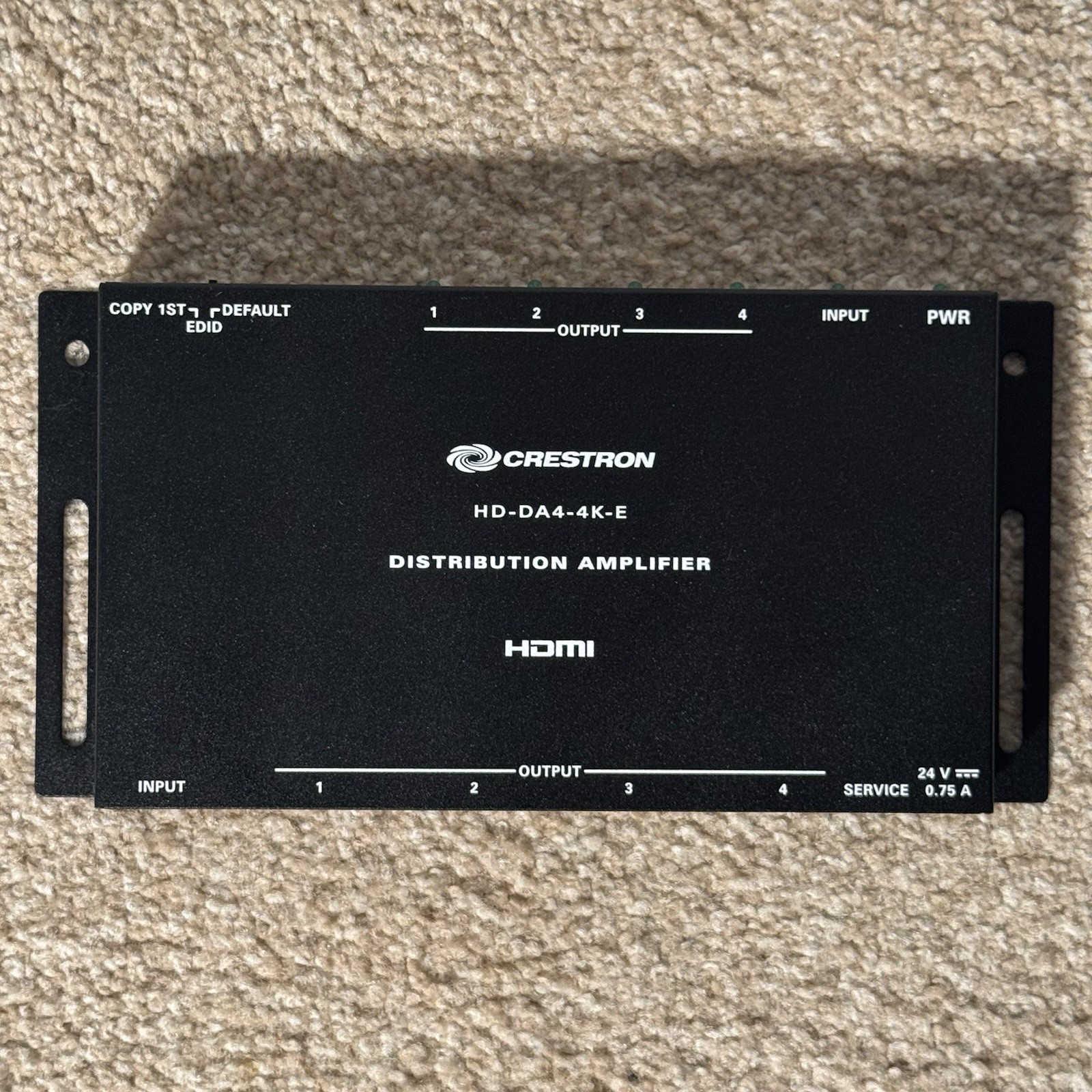 Crestron HD-DA4-4K-E HDMI 4K Distribution Amplifier