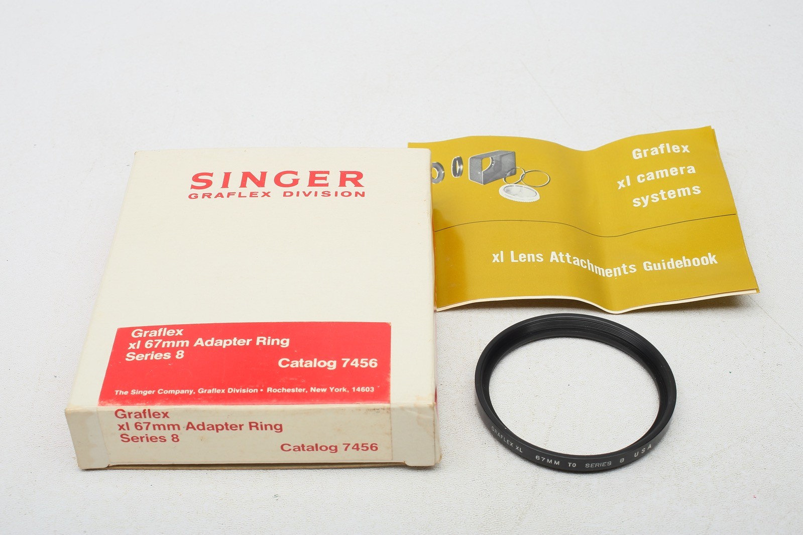 Graflex XL 67mm Adapter Ring Series 8 (cat.7456) Step-Up 67 to SER VIII+Box+NICE