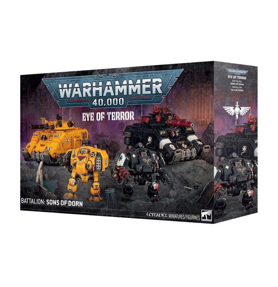 Warhammer 40k Eye of Terror Battalion: Sons of Dorn 55-33 New Free Shipping USA