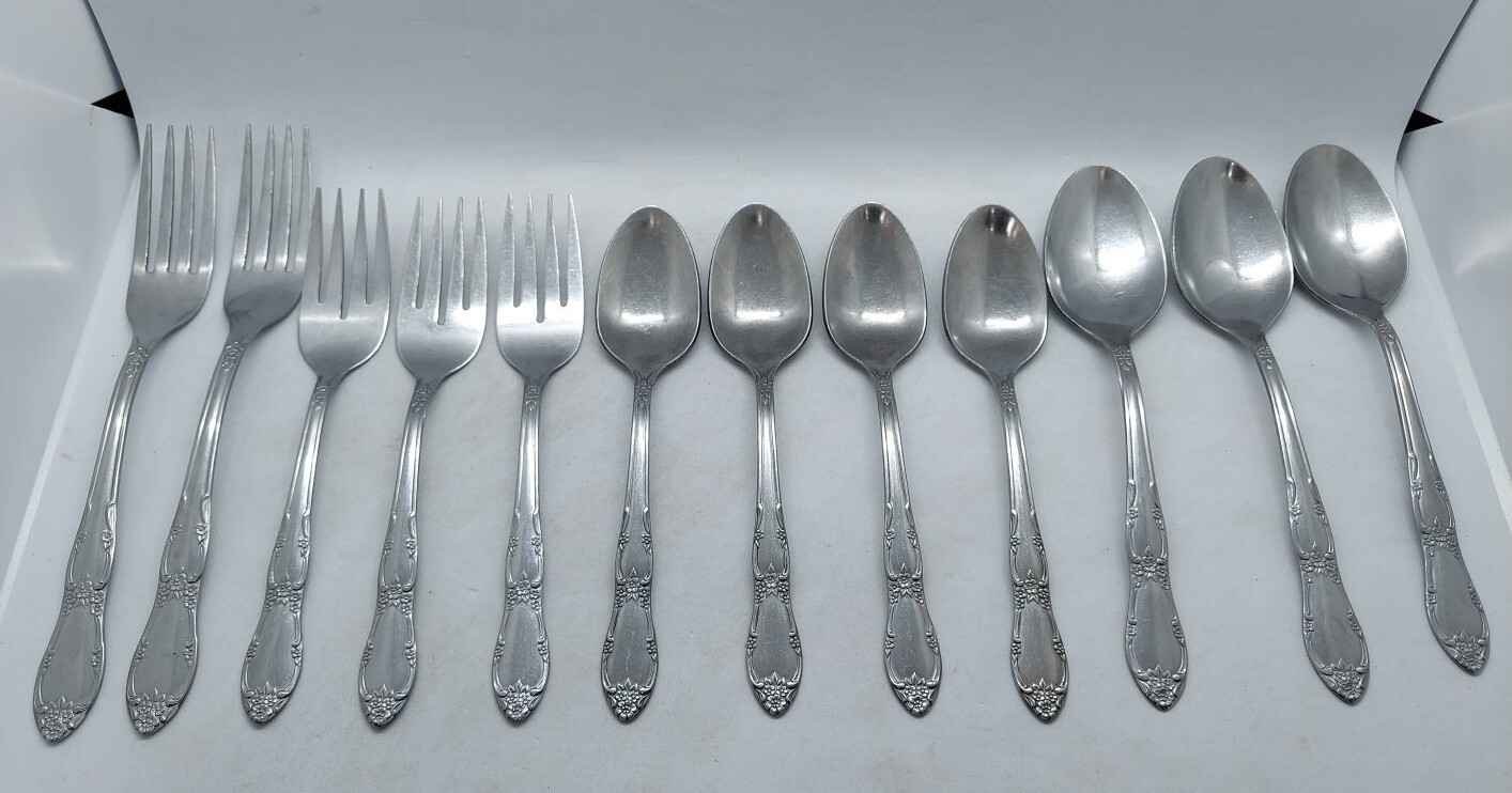 12 Piece Wm A Rogers Stainless/ Fenway -Oneida Ltd.