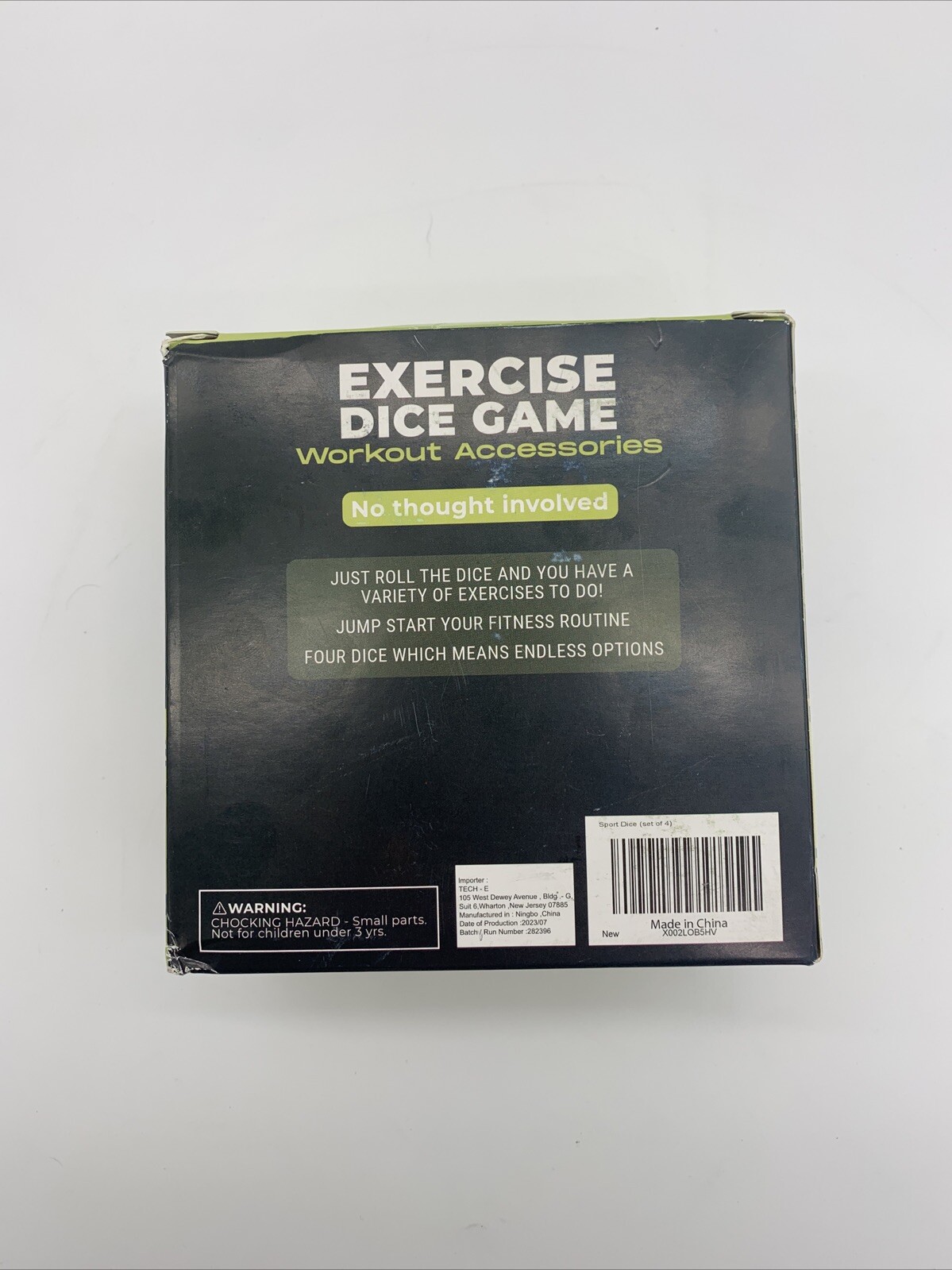 Skywin Workout Dice - Fun Exercise Dice for Solo or Group Classes, 6-Sided Foam