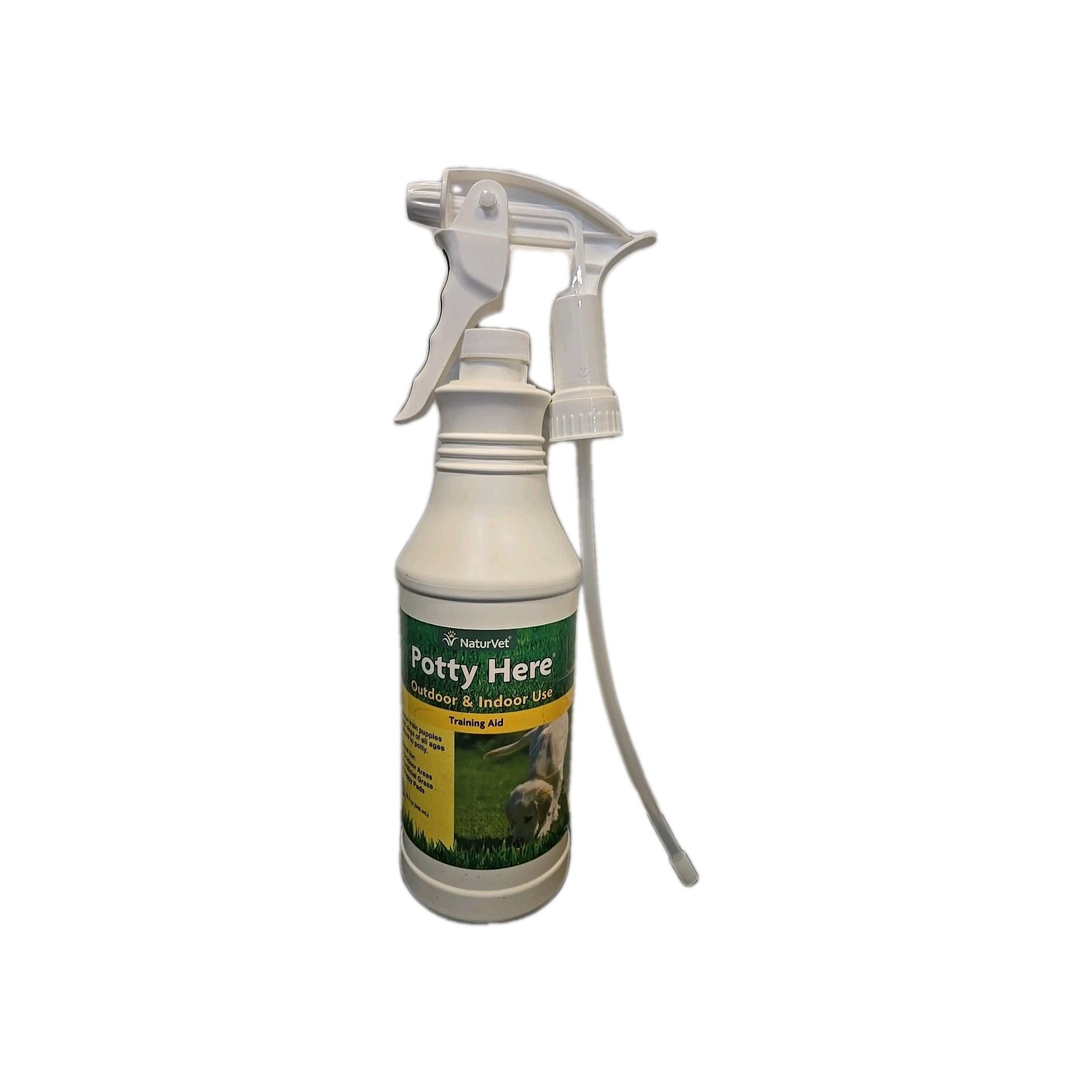 NaturVet Potty Here Dog & Puppy Training Aid Outdoor/Indoor Spray 32oz Trains