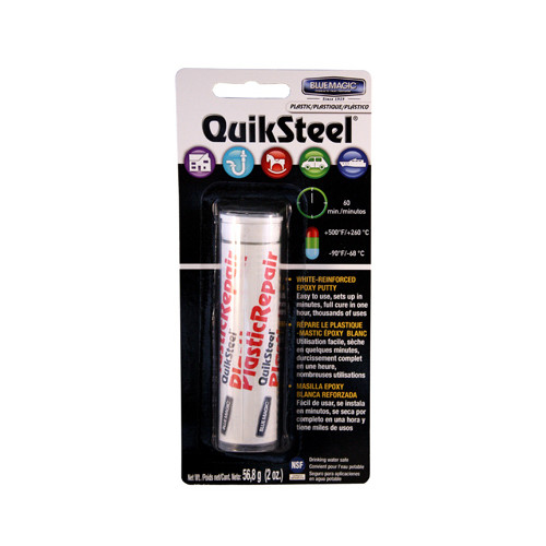 QuikSteel 16502TRI High-Temperature Plastic Epoxy Putty, 2-oz. - Quantity 1