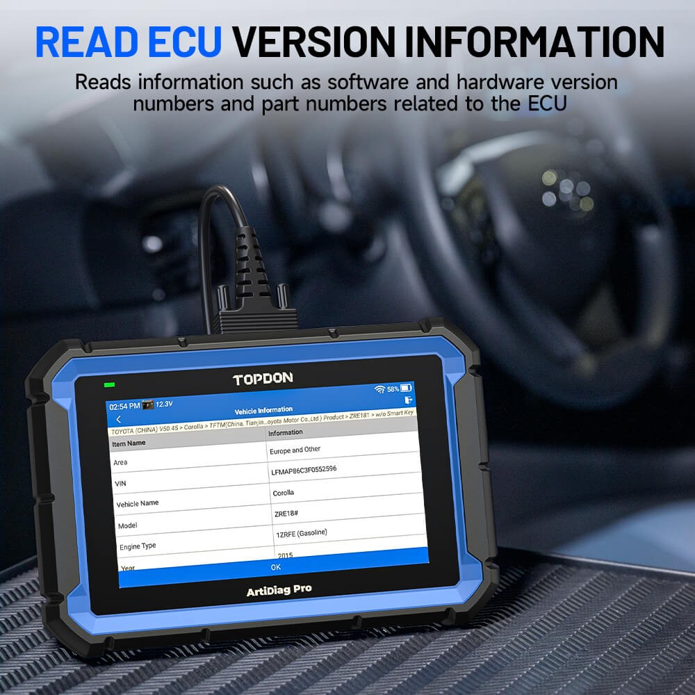 🔥TOPDON ArtiDiag PRO V2.0 All Systems Diagnosis Bidirectional OBD2 Scanner
