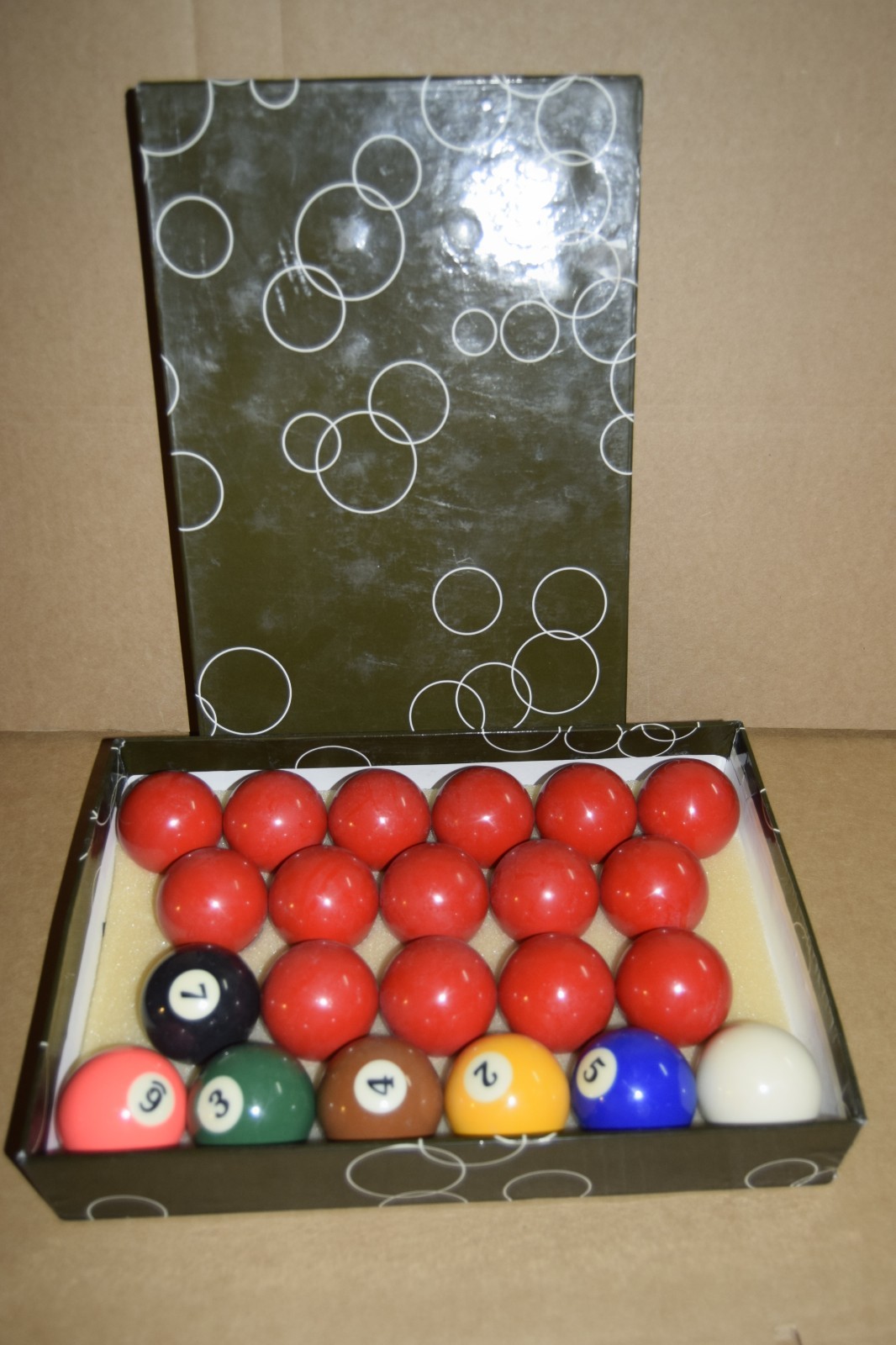 Vintage! Snooker Pool Ball Set - 2"