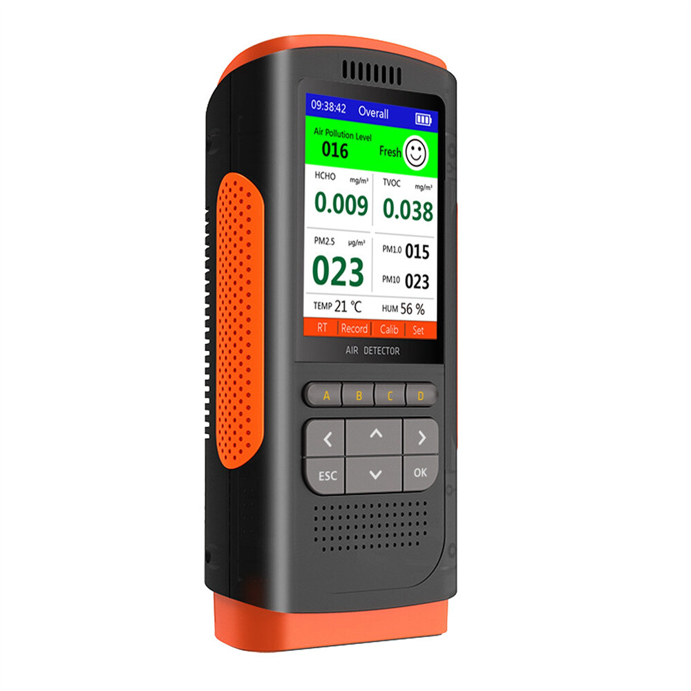 Formaldehyde Air Quality Detector Portable PM 2.5 Air Pollution Monitor Tester