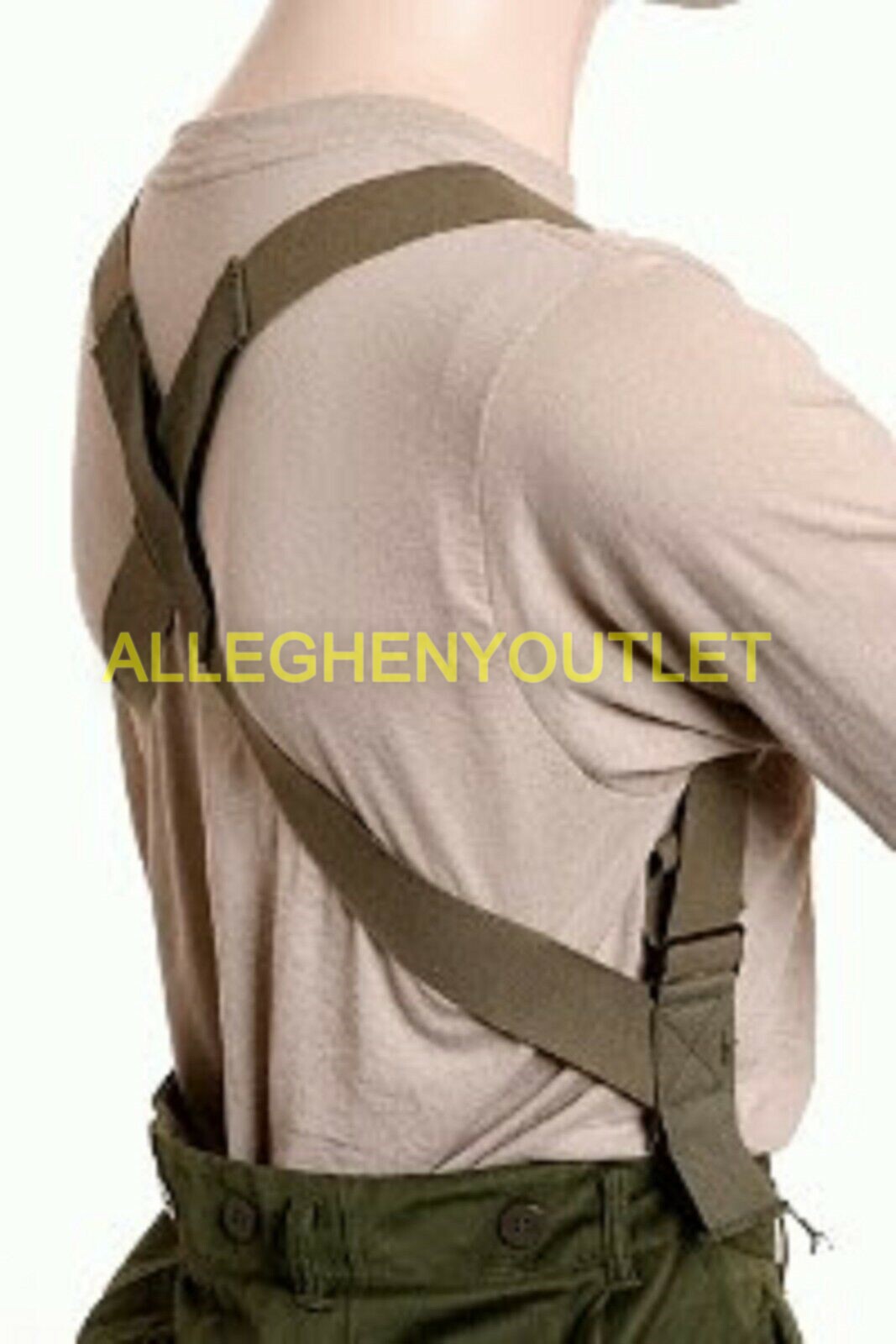 NEW LOT of 6 M1950 Trouser Pants SUSPENDERS OD GREEN BDU ACU DCU US Military