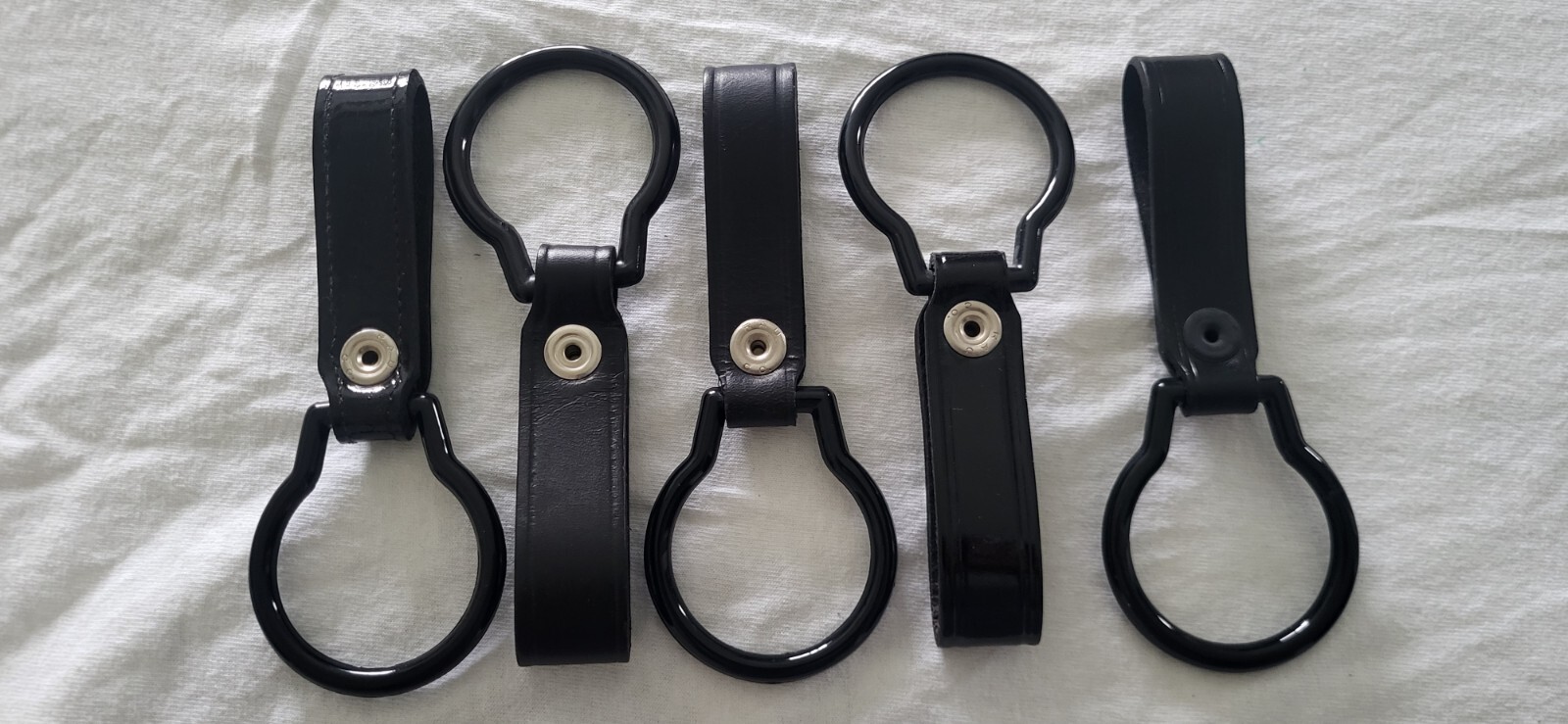 Leather flashlight holde (3pack). Made by Pando Leather. Qty discounts..