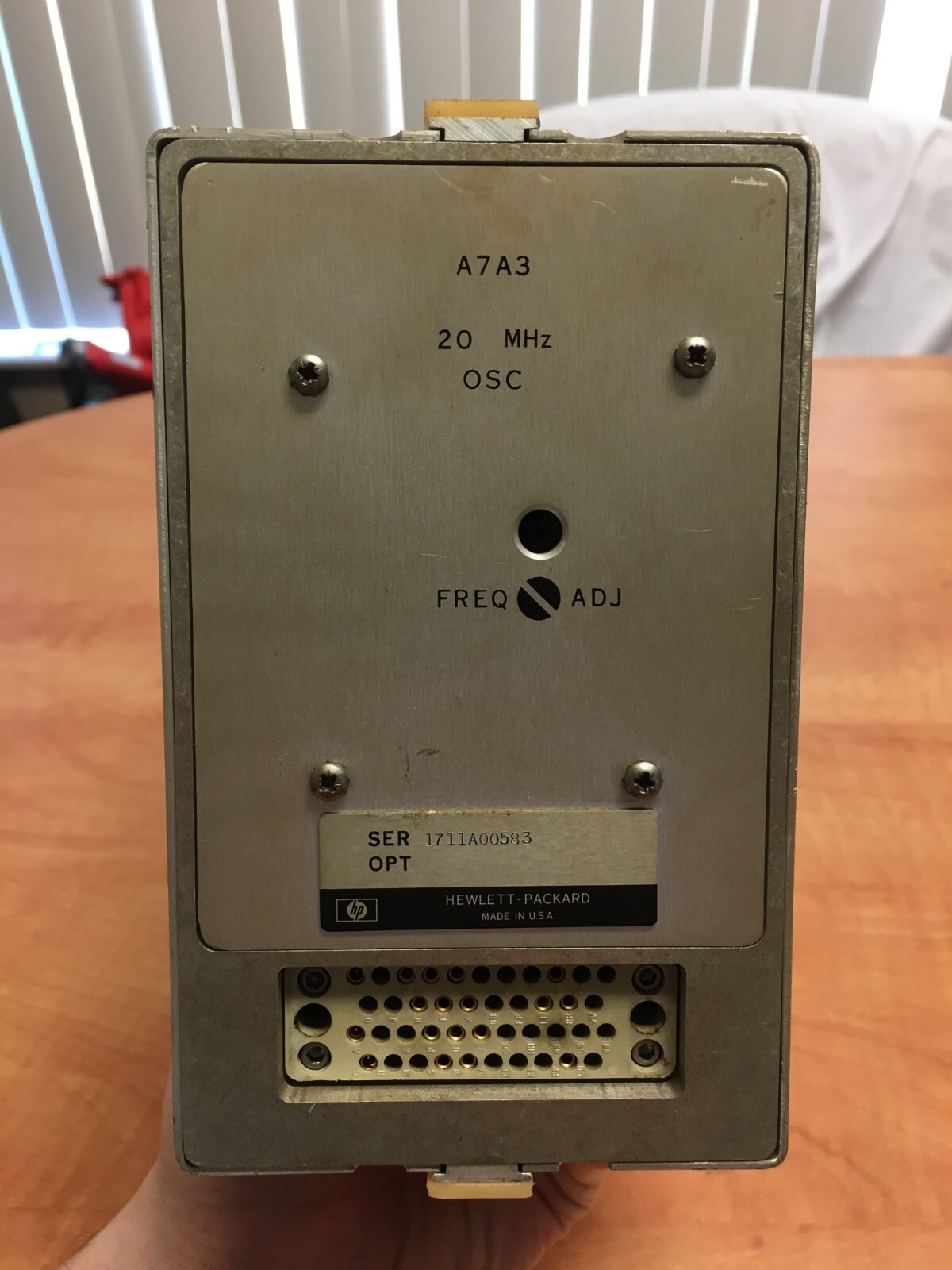 HP Hewlett Packard 86633B Modulation Section Plug In Untested