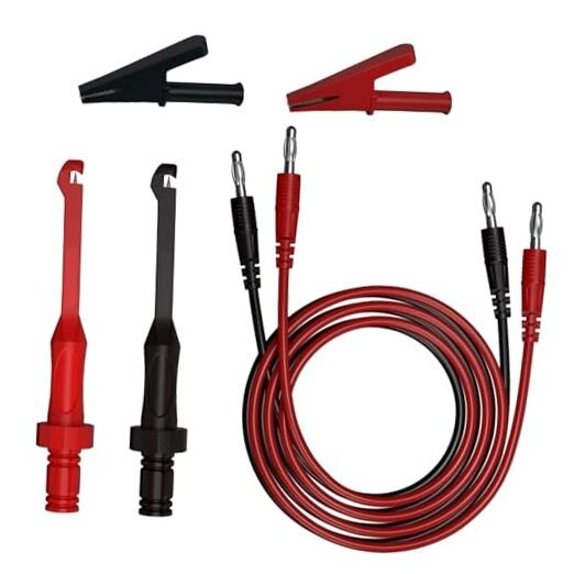 6PCS Multimeter Test Leads Set Electric Wire Piercing Probe, Automotive