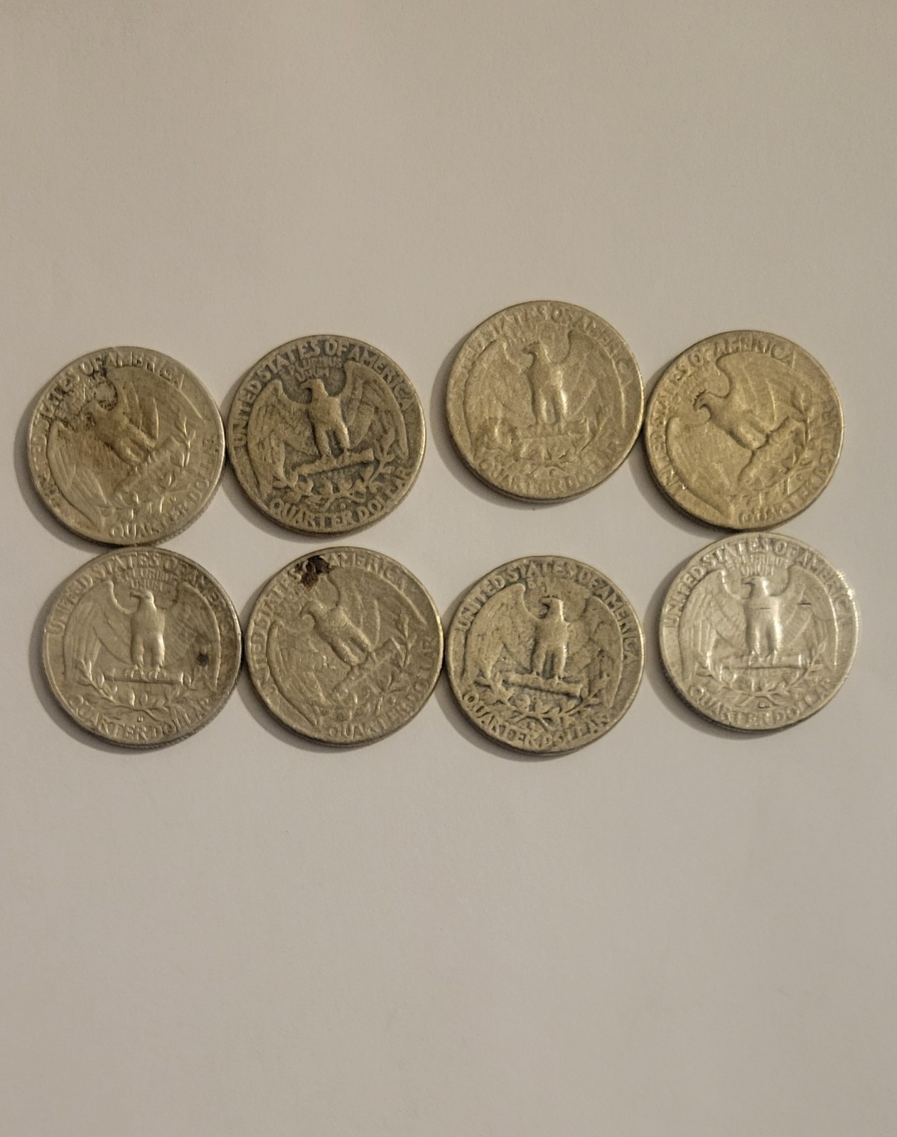 1958-D Silver Quarters