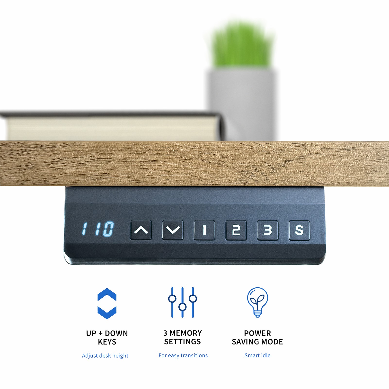 VIVO Dual Motor 71” x 30” Standing Desk, 1-Piece Reclaimed Wood Top, Gray Frame
