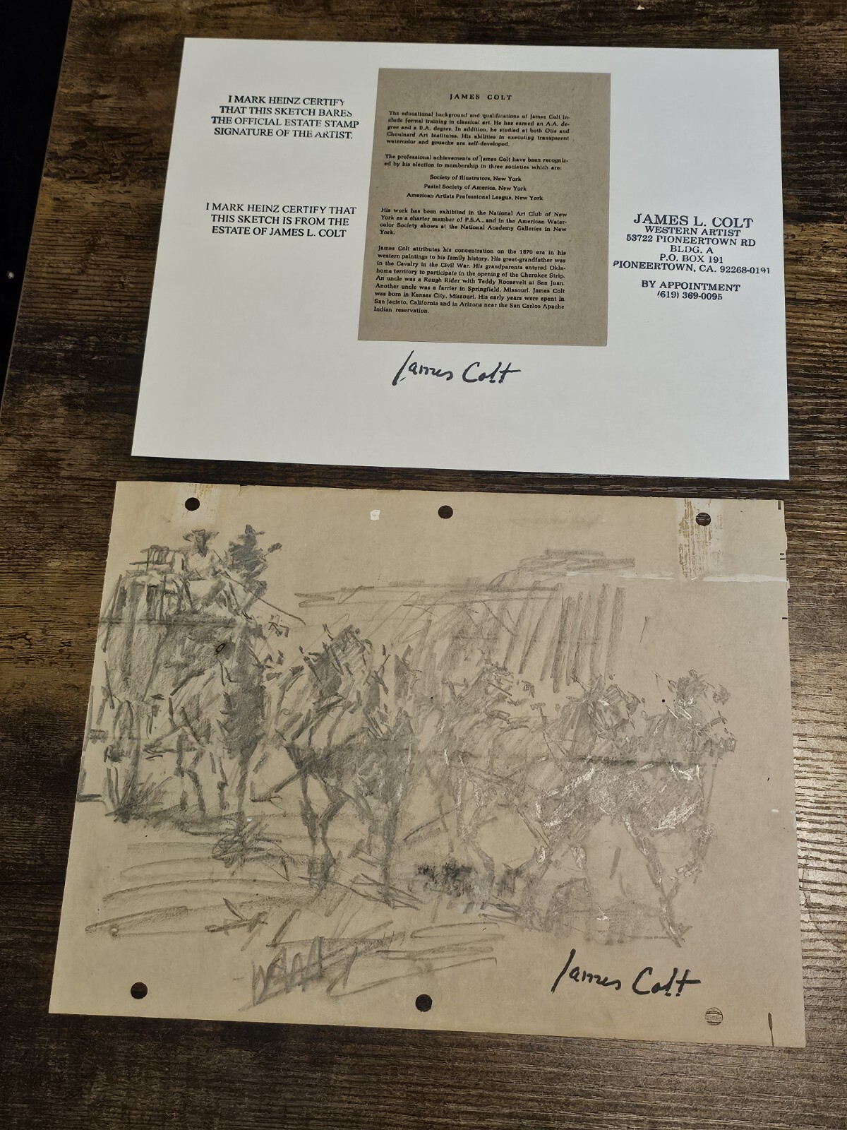 James Colt Western Cowboys Sketching (70)