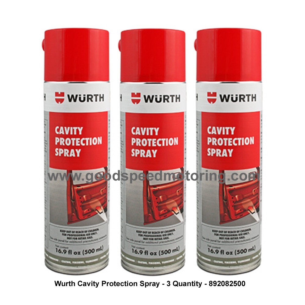 Wurth Cavity Protection Spray - Aerosol - 892082500 - Quantity 3