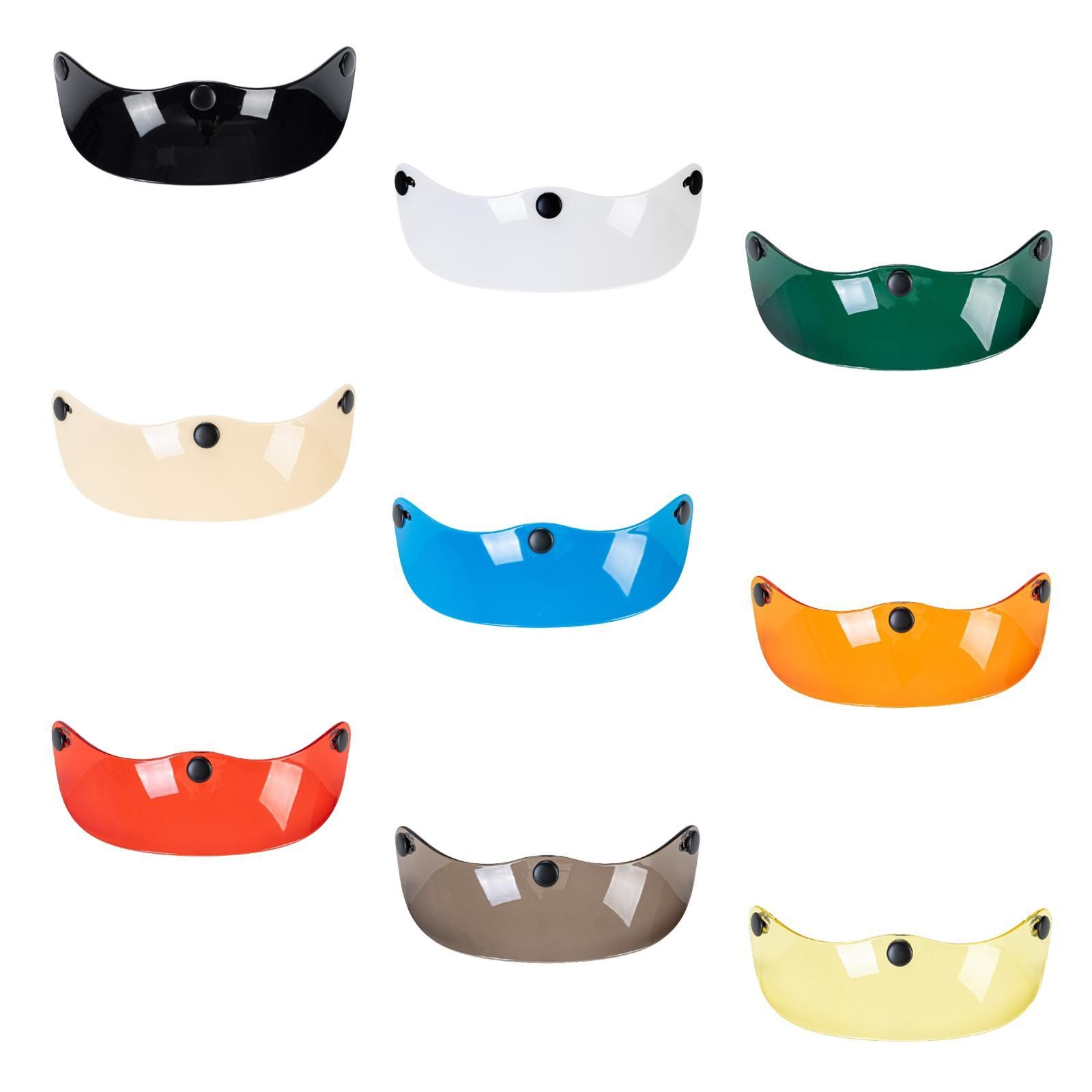 Helmet Peak Shield Easy to Install Sun Shade Protector for Half Helmets