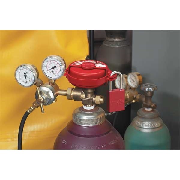 Master Lock S3910 Gas Valve Lockout, Fits Handle Size 3