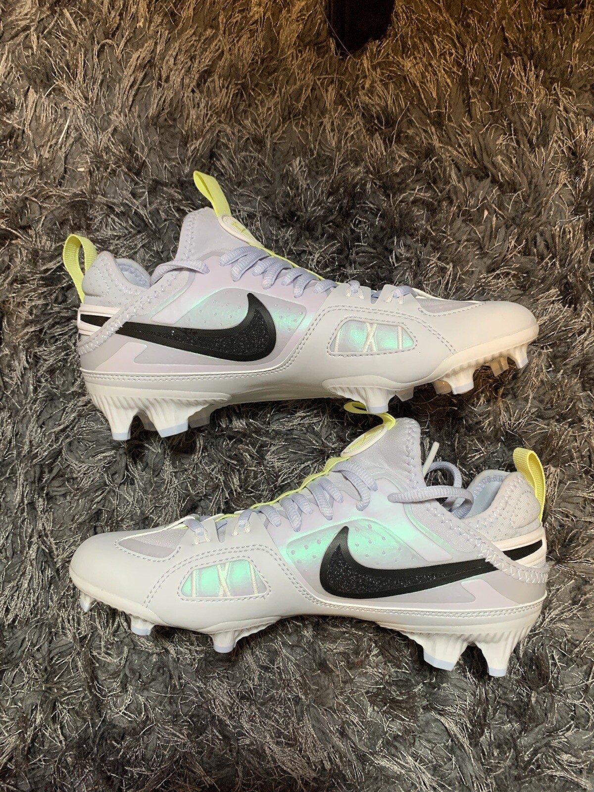 Nike Huarache 9 Varsity LAX SE Cleats Mens Size 10 New Rare FZ3620-001 Lacrosse