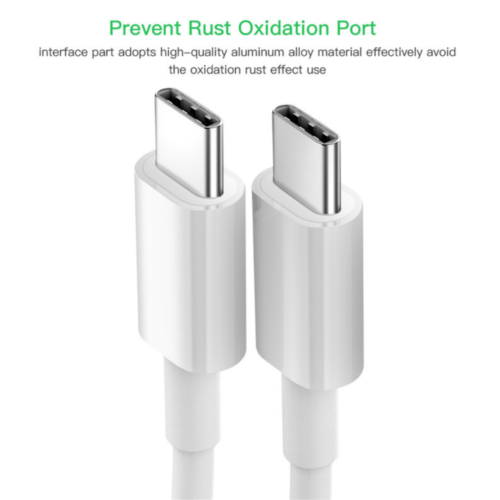 For iPhone 15 Pro Max iPad Fast Charger 40W Double PD USB C Adapter Type C Cable
