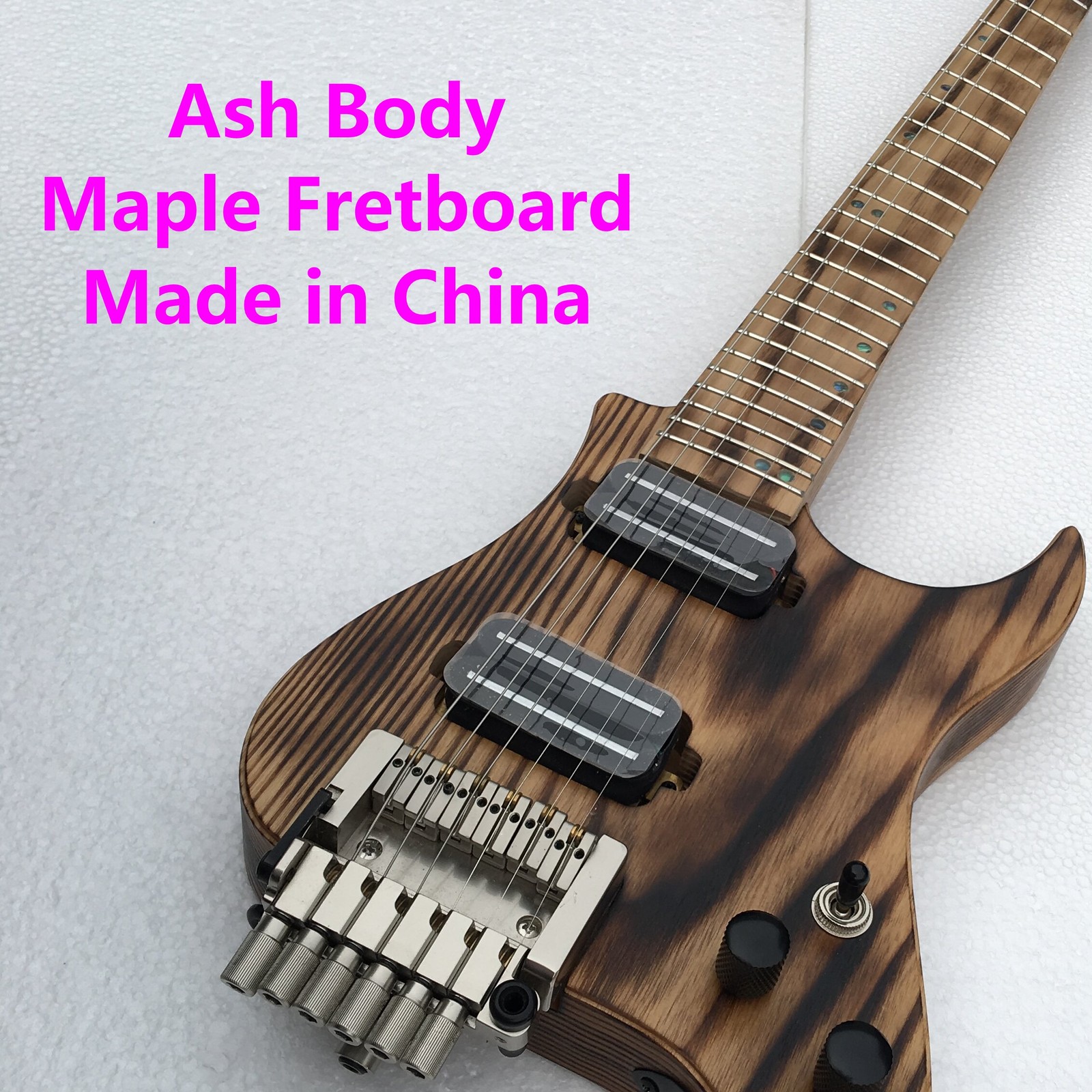 Brand New Electric Guitar: HH Pickups Tremolo Bridge Maple Fretboard 24 Frets