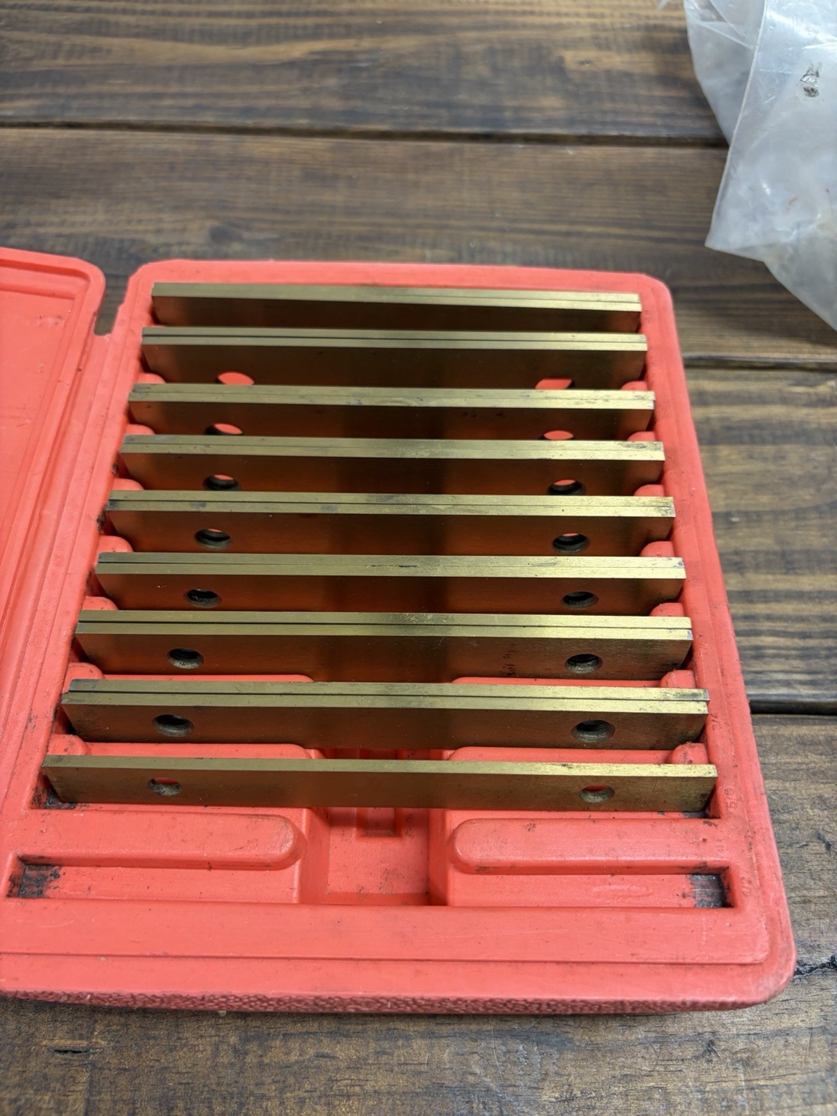 Avenger Tools 17 Piece 6" Alloy Machinist Parallel Set AT-PSTC-1/8 missing 3