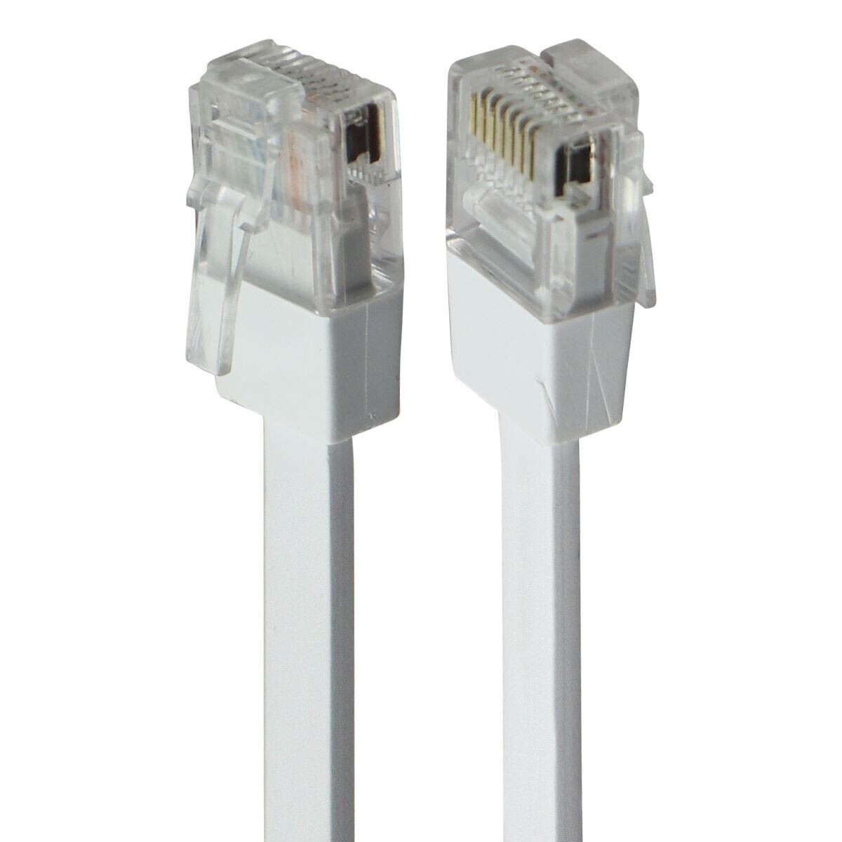5 PACK!! OEM Google WiFi Router RJ45 Ethernet Network Flat Cable Cord White 6ft