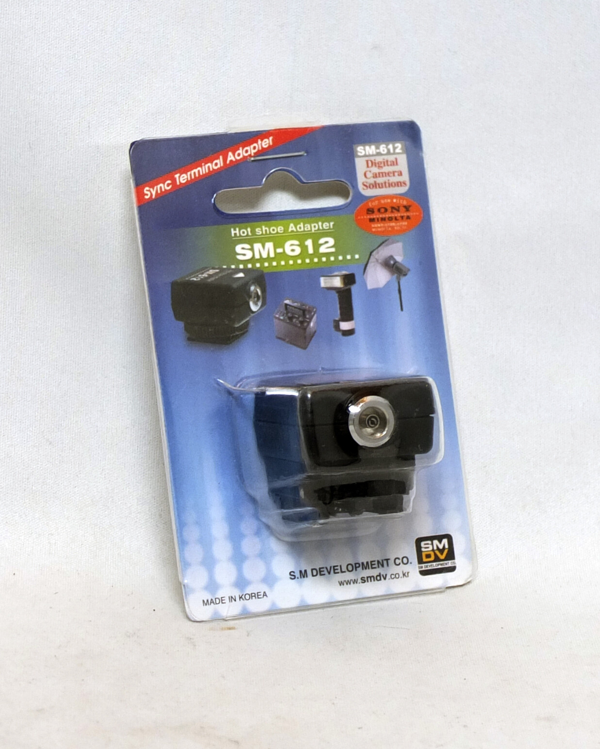 SMDV Hot Shoe Adapter SM-612 Sony Minolta Sync Terminal 35mm SLR DSLR Digital