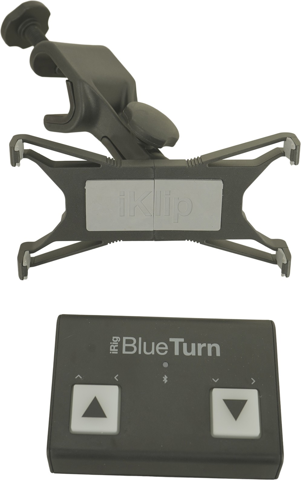 IK Multimedia iRig BlueTurn Page Turner + iKlip Xpand Bundle - ISSUE