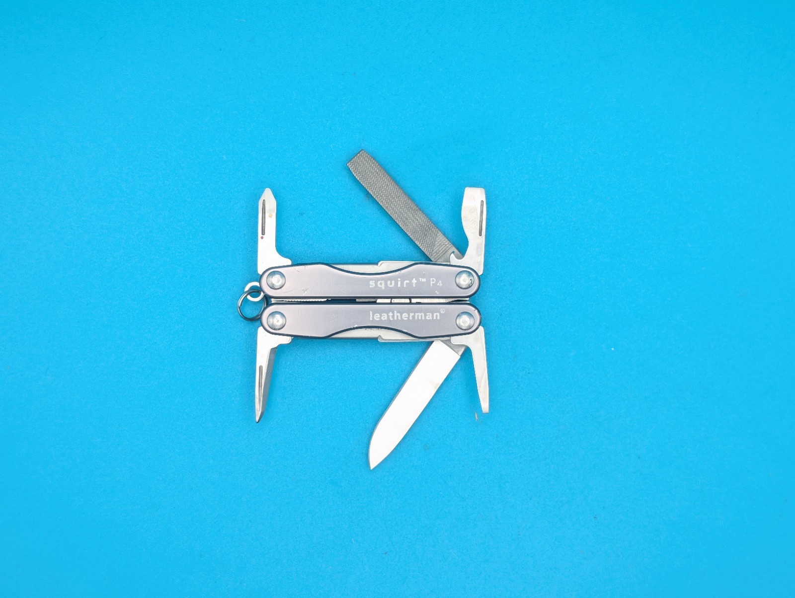 Leatherman Squirt P4 Multi-Tool, Key Ring, Retired, GRAY!