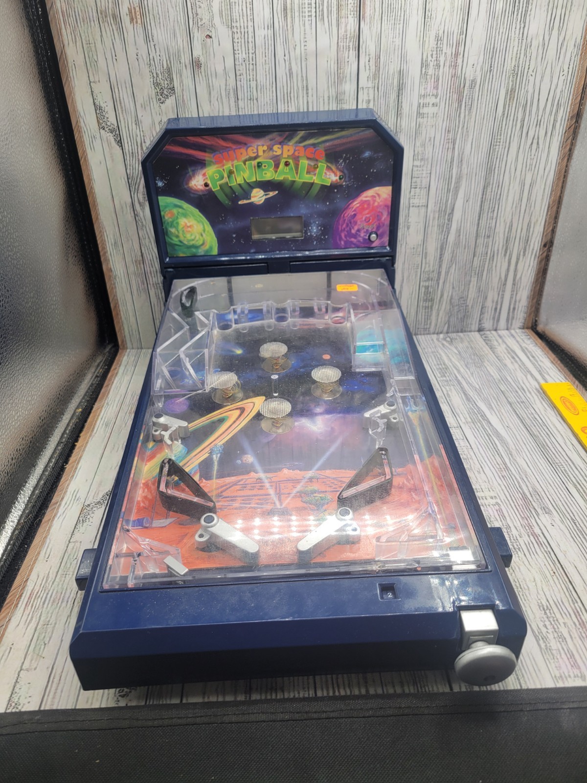 Retro Super Space Table Top Pinball Game