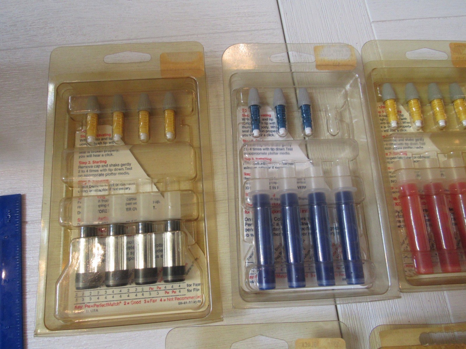 X-Cel Disposable Liquid Ink Plotter Pens Lot