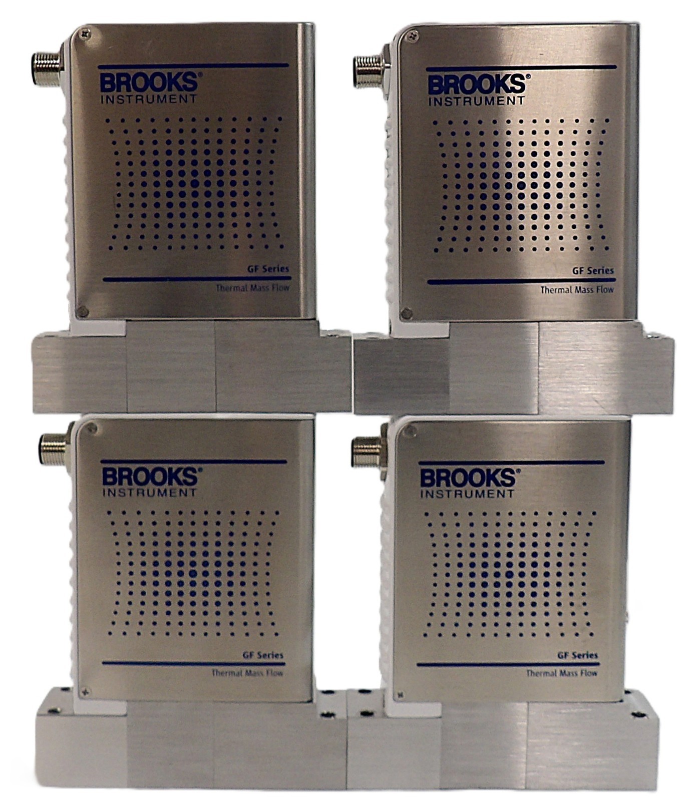 Brooks Instrument GF125C-105871 Mass Flow Controller MFC Lot of 4 Surplus