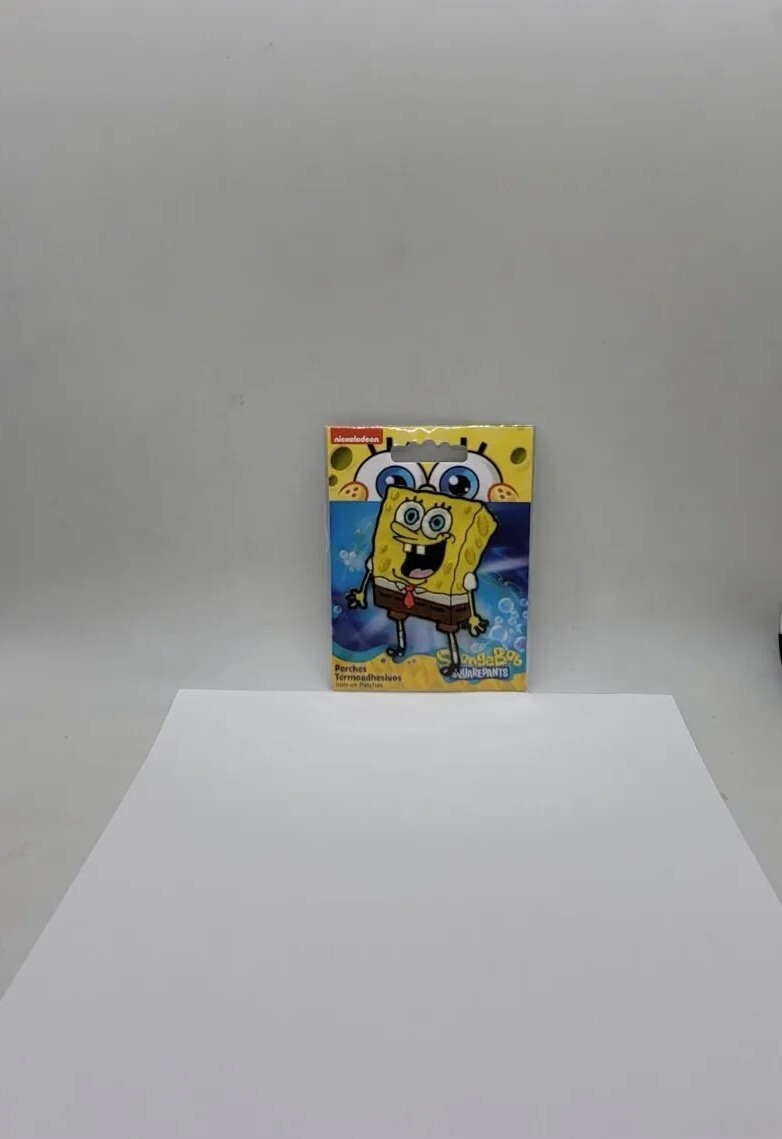 Nickelodeon © Spongebob Iron-On Patch: Excited Spongebob Squarepants New Ship