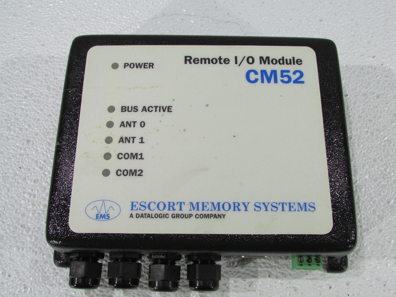 DATALOGIC  ESCORT MEMORY SYSTEMS CM52 INTERFACE MODULE MOD BUS PLUS 24VDC 350MA