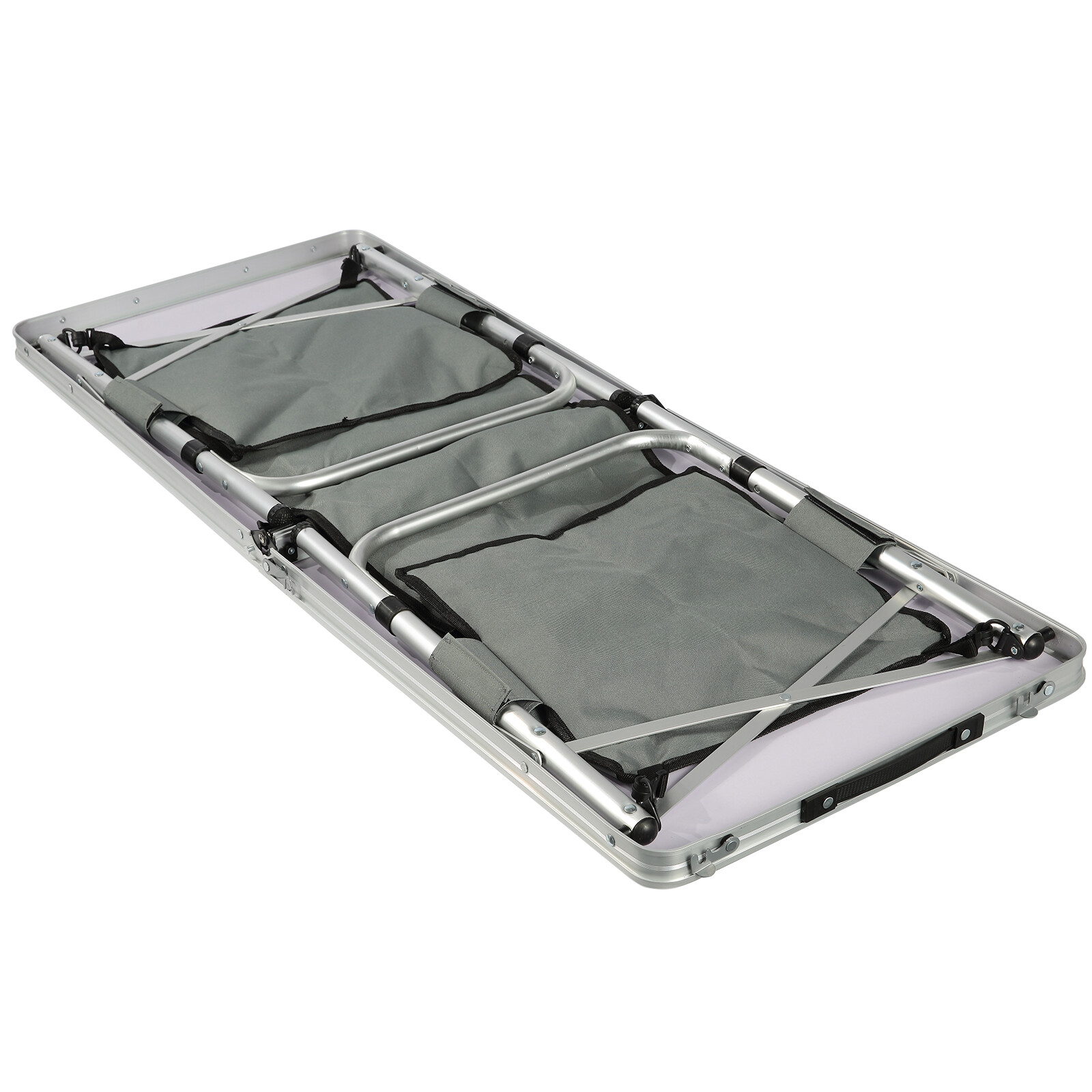 Camping Kitchen Table Folding Portable Cook Station 3 Adjustable Heights