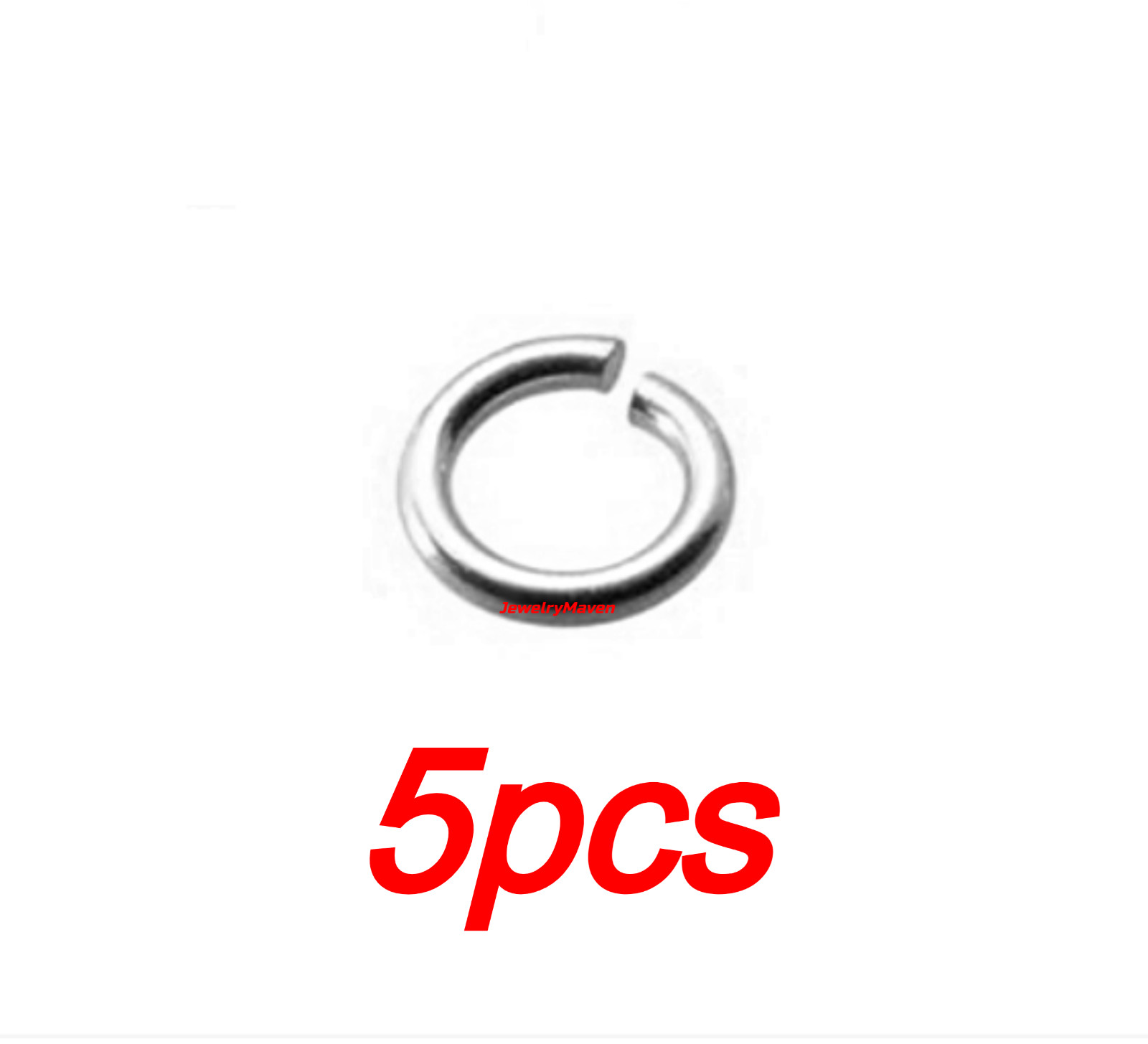 (10) ***TINY*** 3.5mm 2.5mm ID 950 Solid Platinum 24ga gauge OPEN Thin Jump Ring