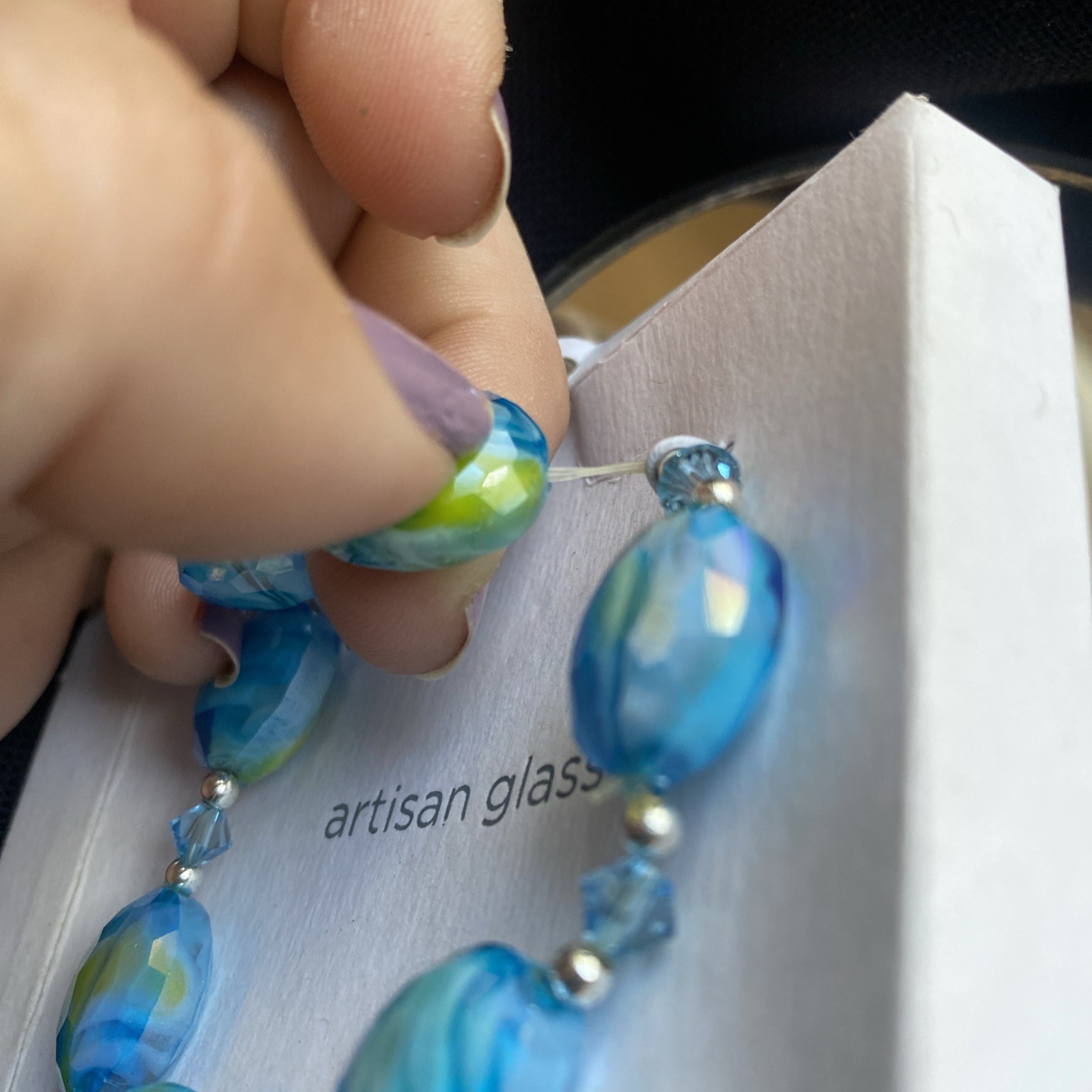 Artisan Glass Bracelet