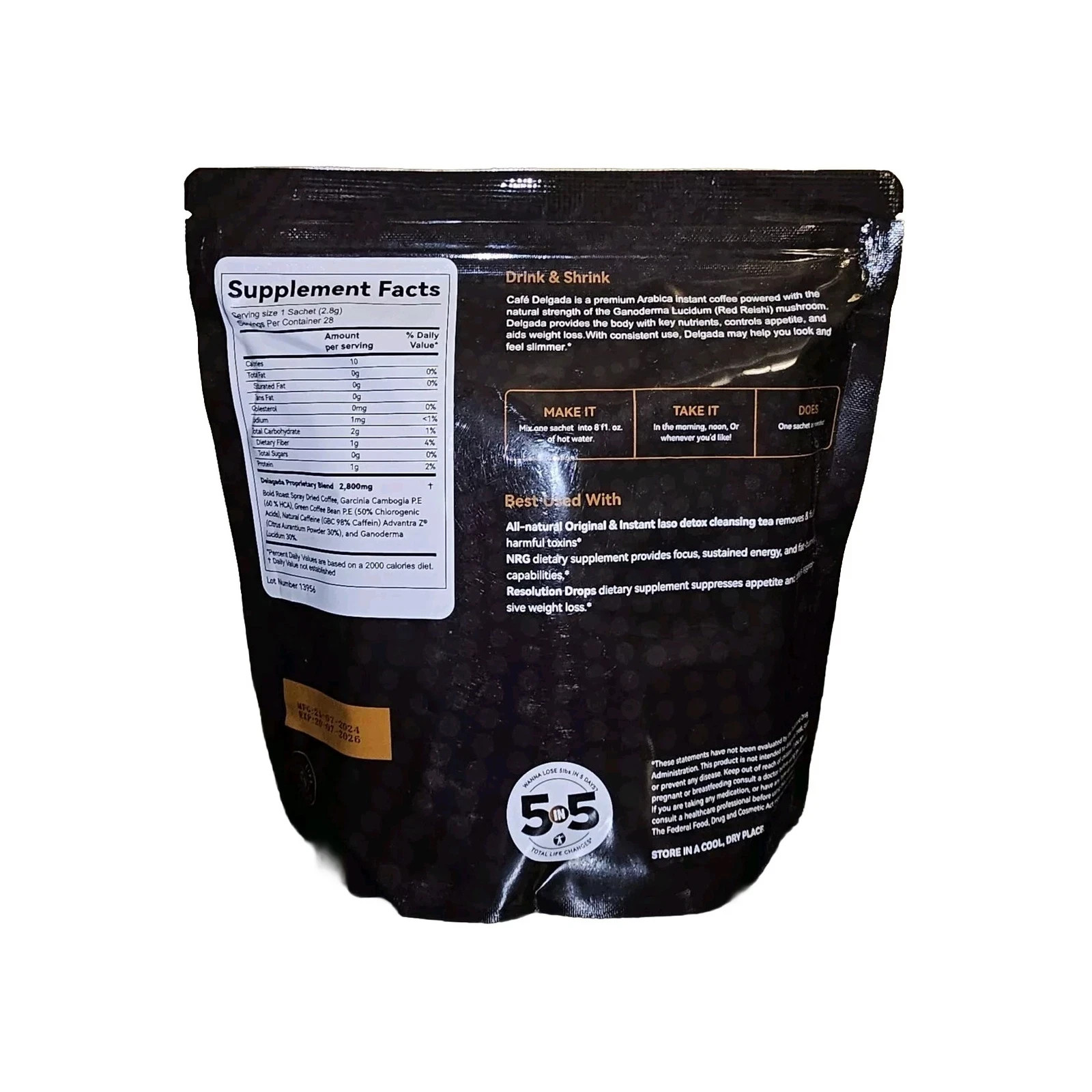 IASO Café Delgada COFFEE - Instant - Slimming Coffee