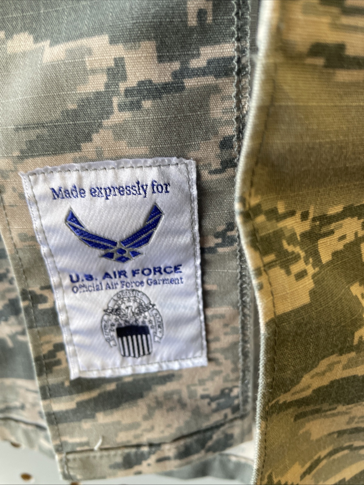 USAF Digital Camp Jacket 34S (1048)