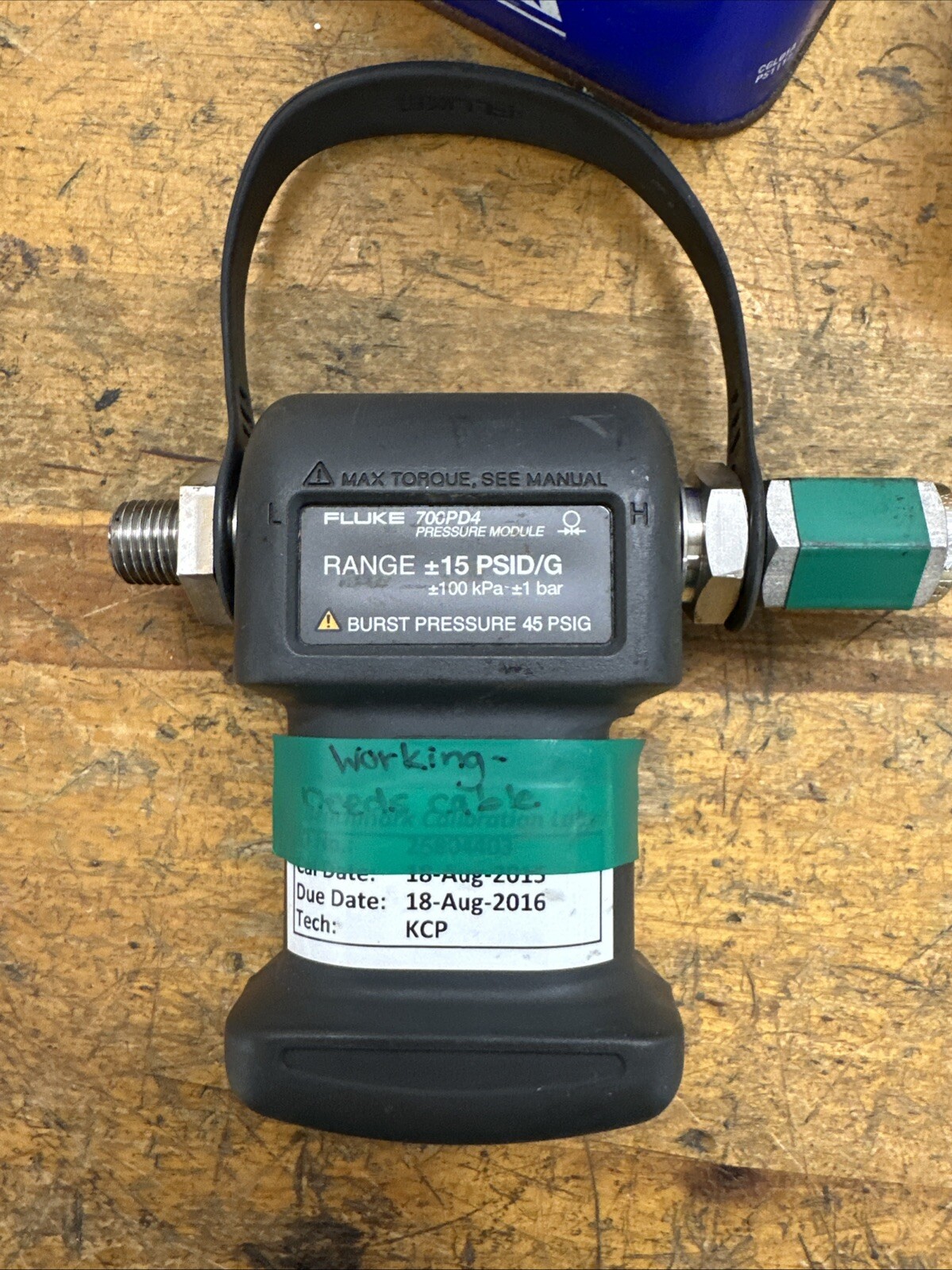 (2) Fluke 700PD4 +/- 15PSID/G