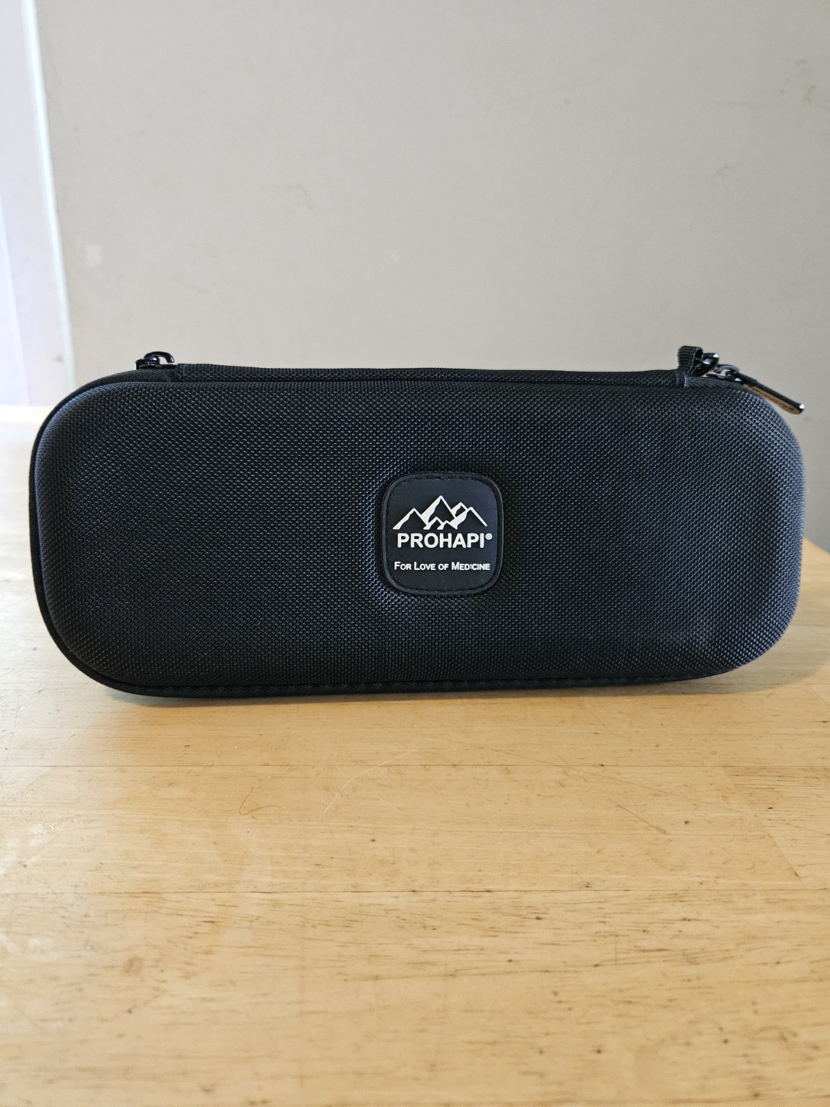 PROHAPI Hard Stethoscope Case Black Padded Nylon Carrying Case Durable